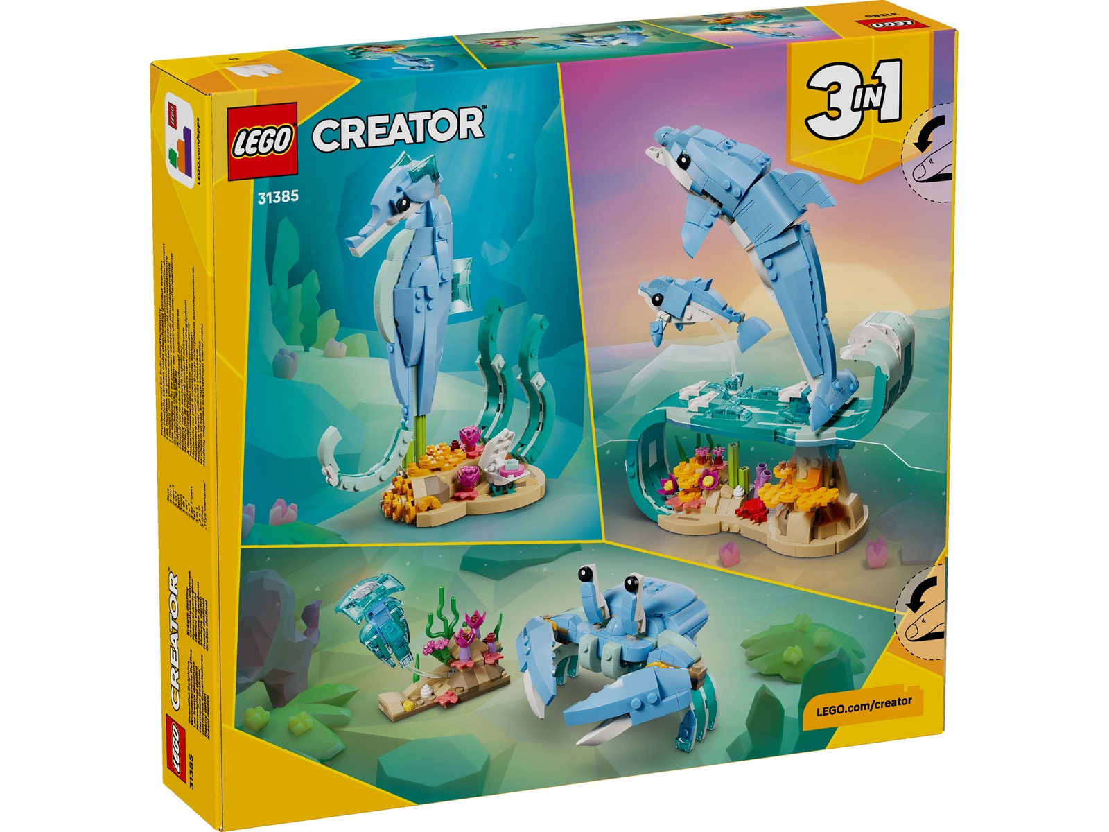 LEGO Creator havsdjur: vackra delfiner 31385 LEGO