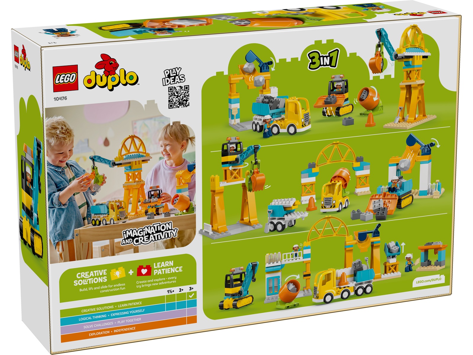 LEGO DUPLO Town 3 i 1 byggarbetsplats och fordon 10476 LEGO