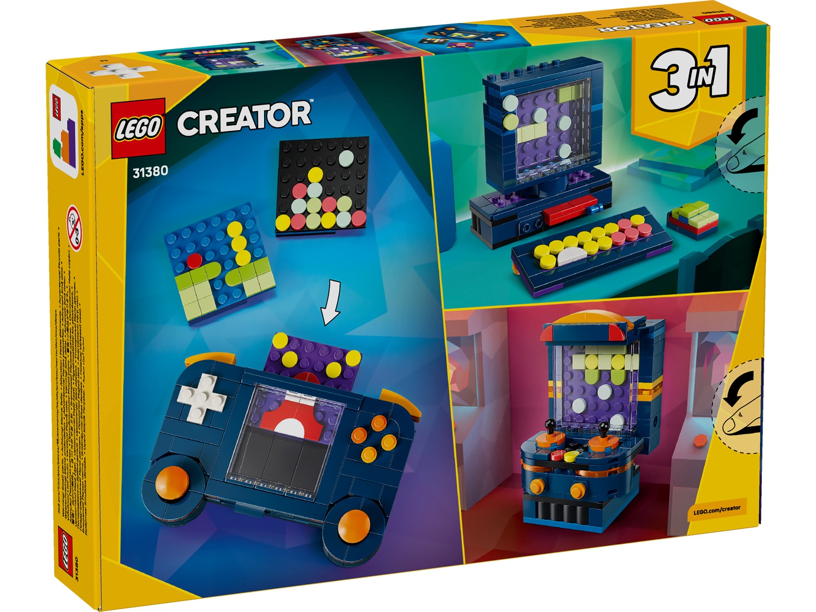 LEGO Creator spelkonsol i retrostil 31380 LEGO