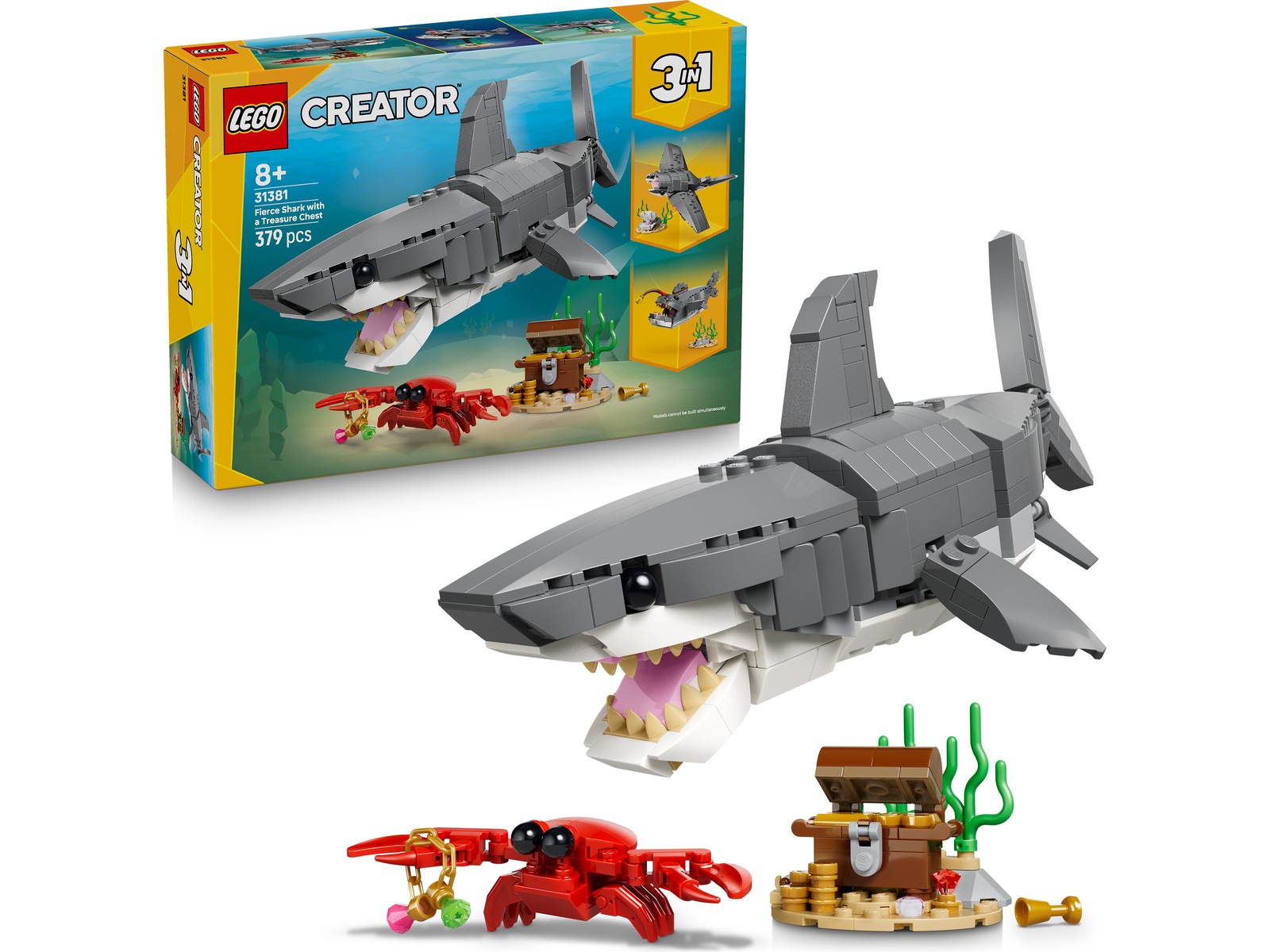 LEGO Creator vildsint haj med skattkista 31381 LEGO