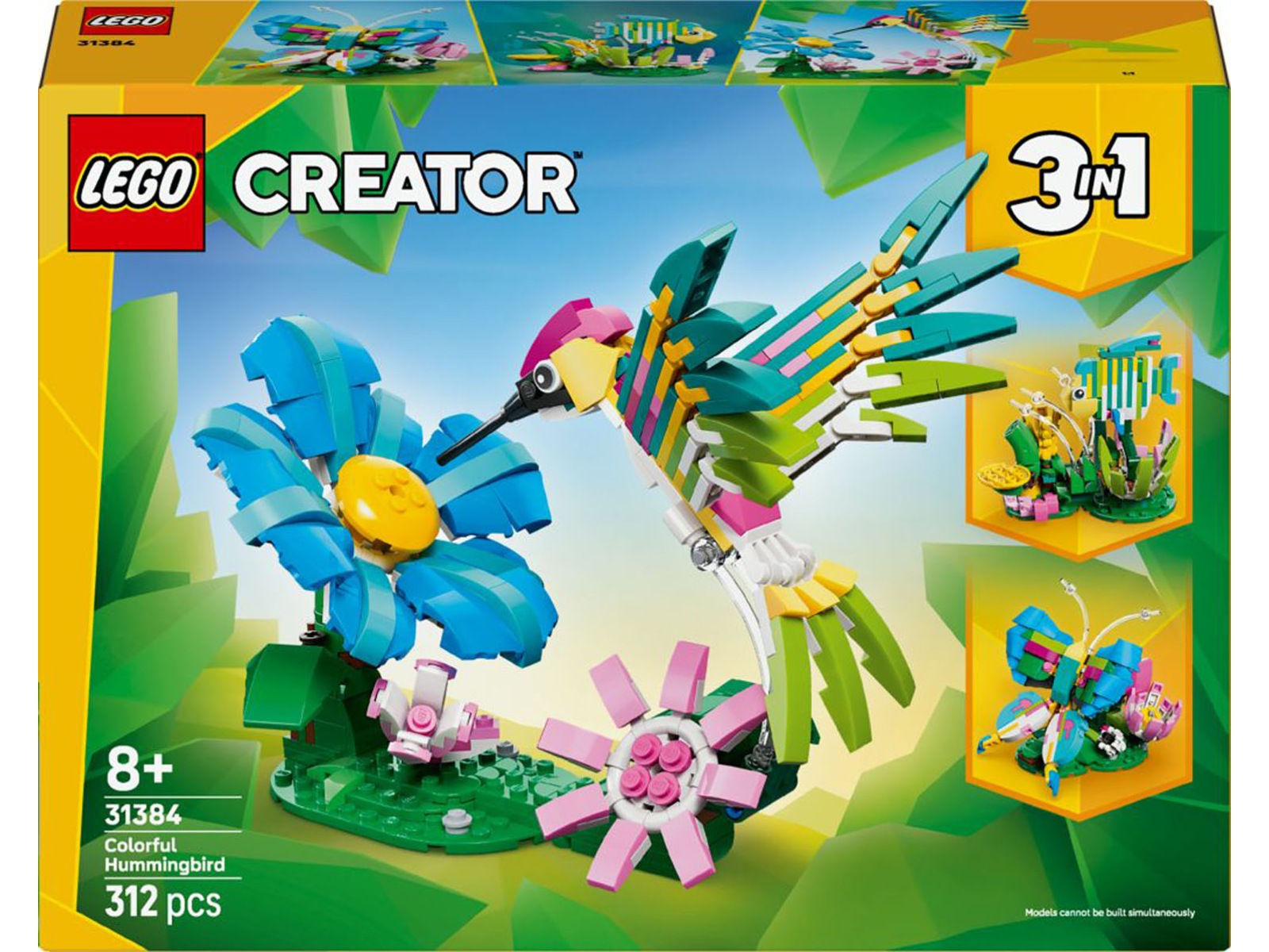 LEGO Creator vilda djur: färgrik kolibri 31384 LEGO