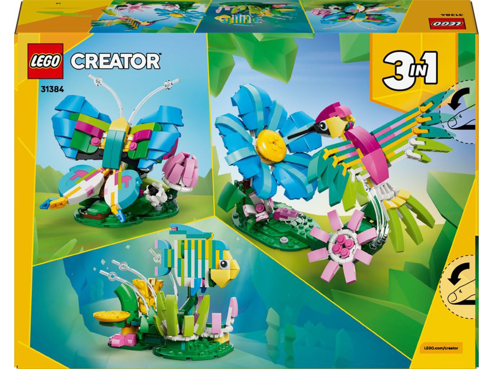 LEGO Creator vilda djur: färgrik kolibri 31384 LEGO