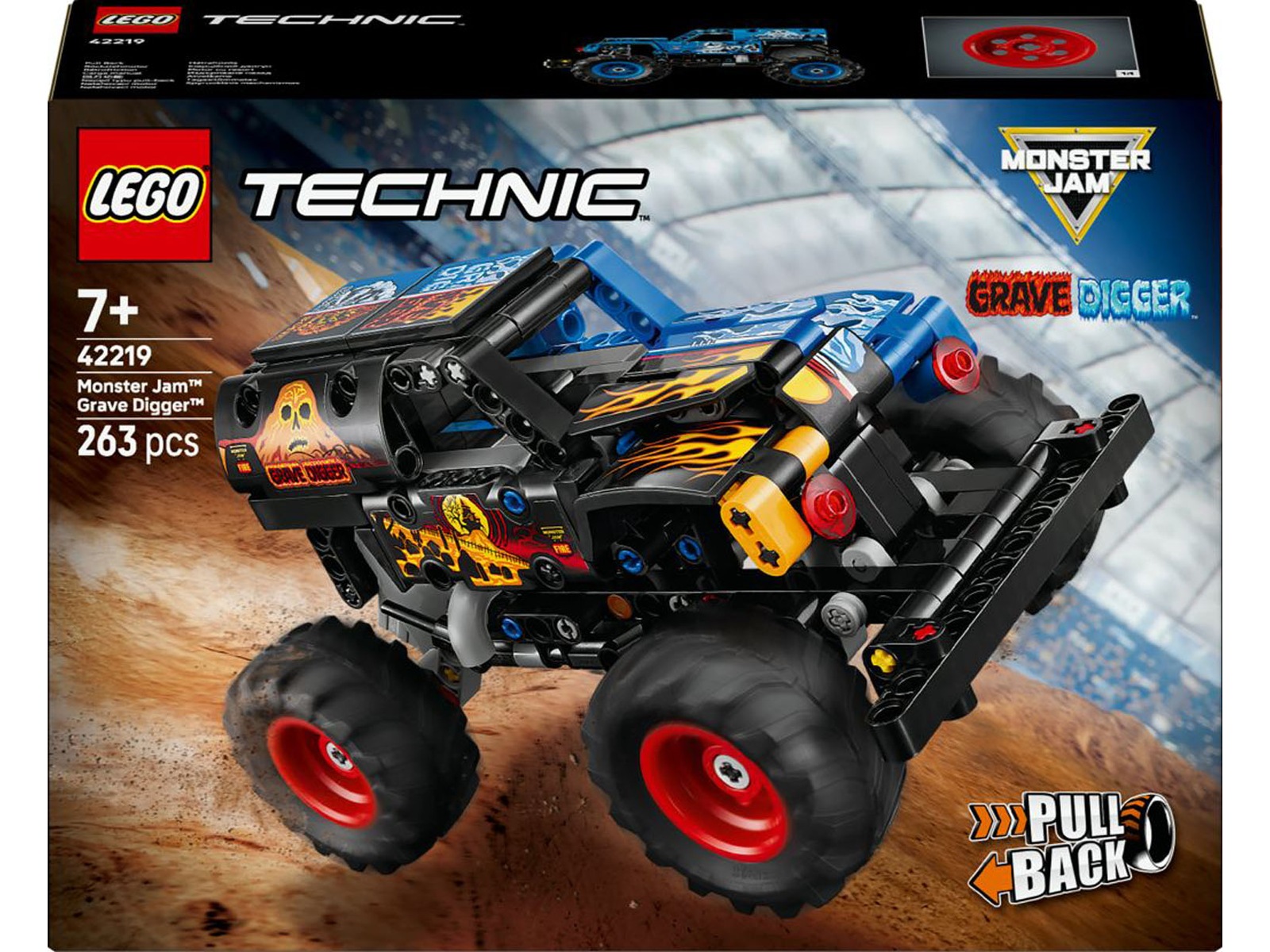 LEGO Technic Monster Jam Grave Digger 42219 (eld och is) LEGO