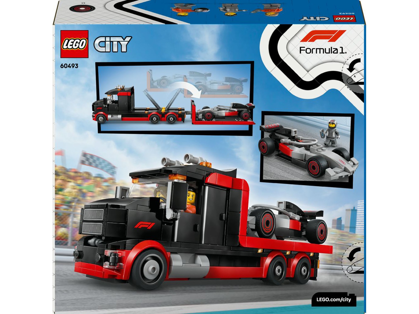 LEGO City F1 uppvisningsbil med Audi F1 racerbil 60493 LEGO