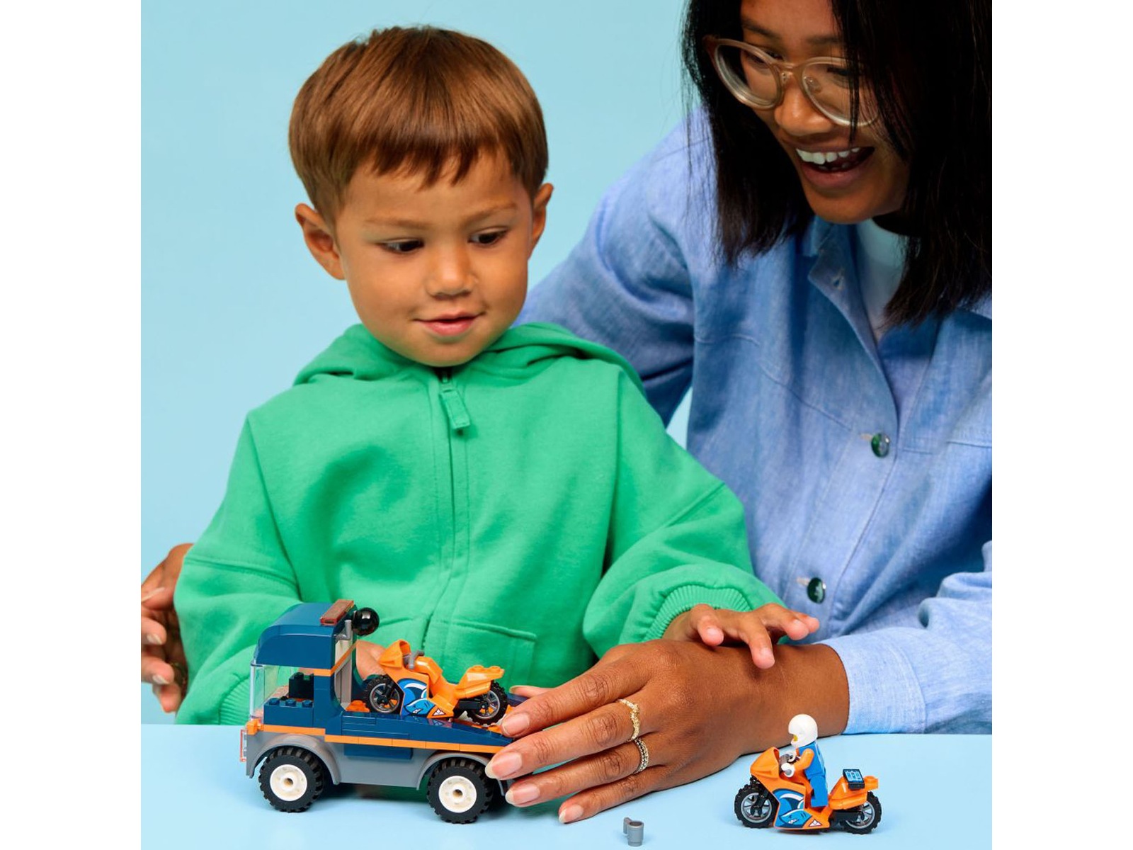 LEGO City Great Vehicles motorcykeltransport 60491 LEGO