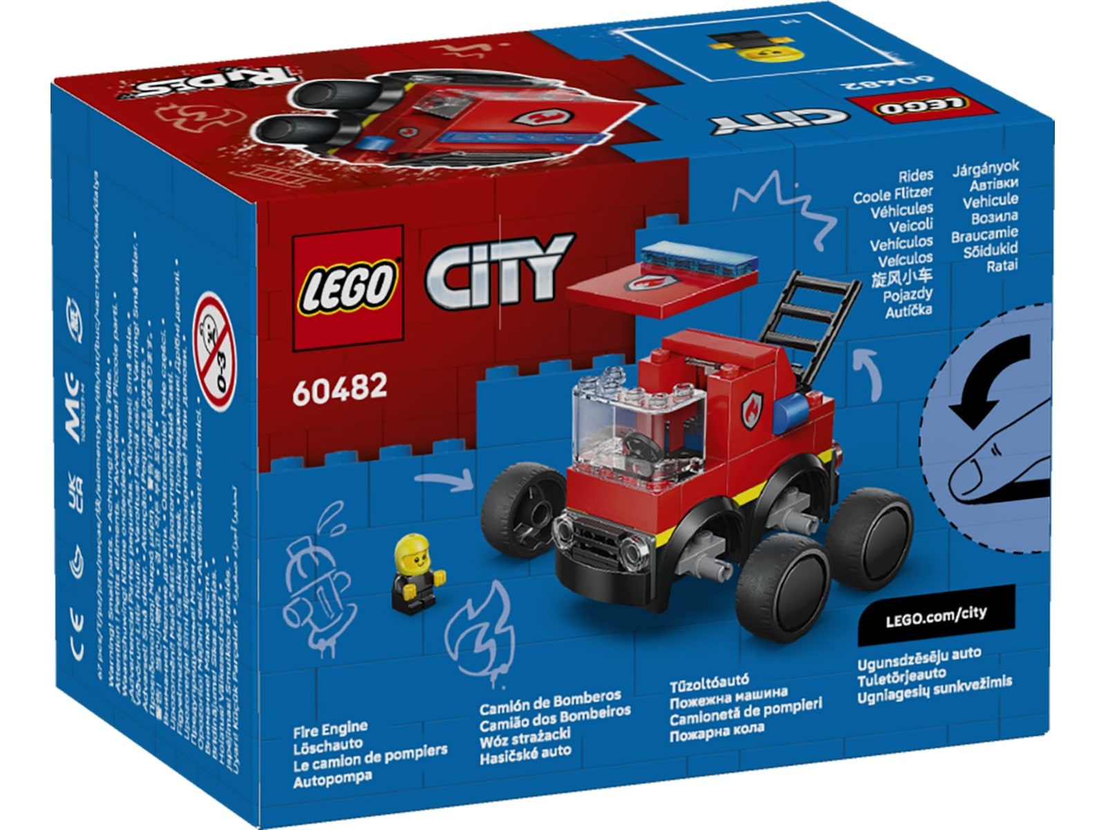 LEGO City fordon – brandbil 60482 LEGO