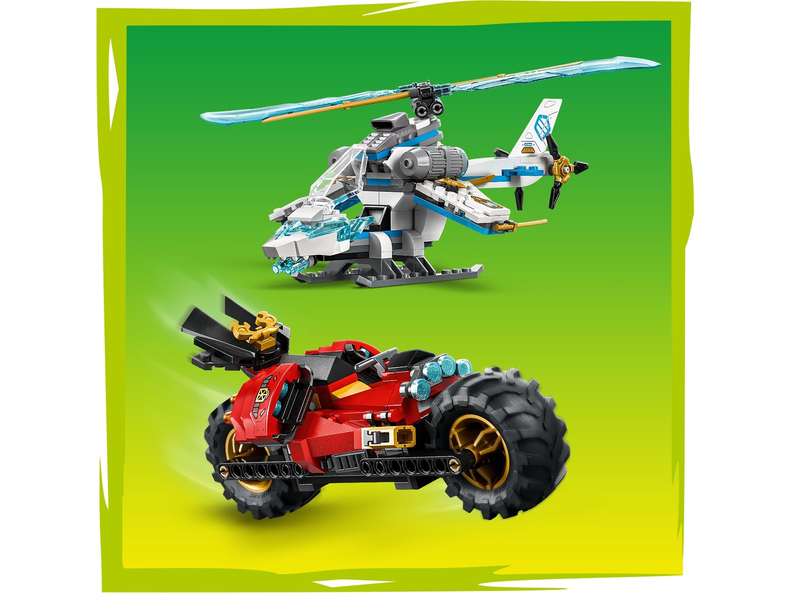 LEGO Ninjago action i ninjornas trädkoja 71857 LEGO