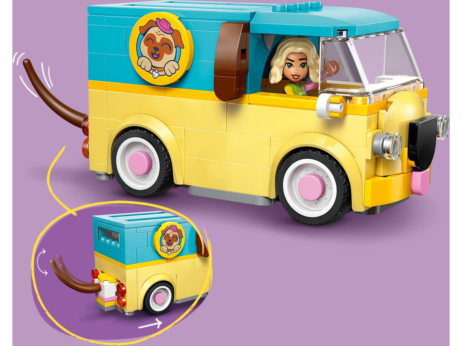 LEGO Friends skåpbil med djurtillbehör 42678 LEGO