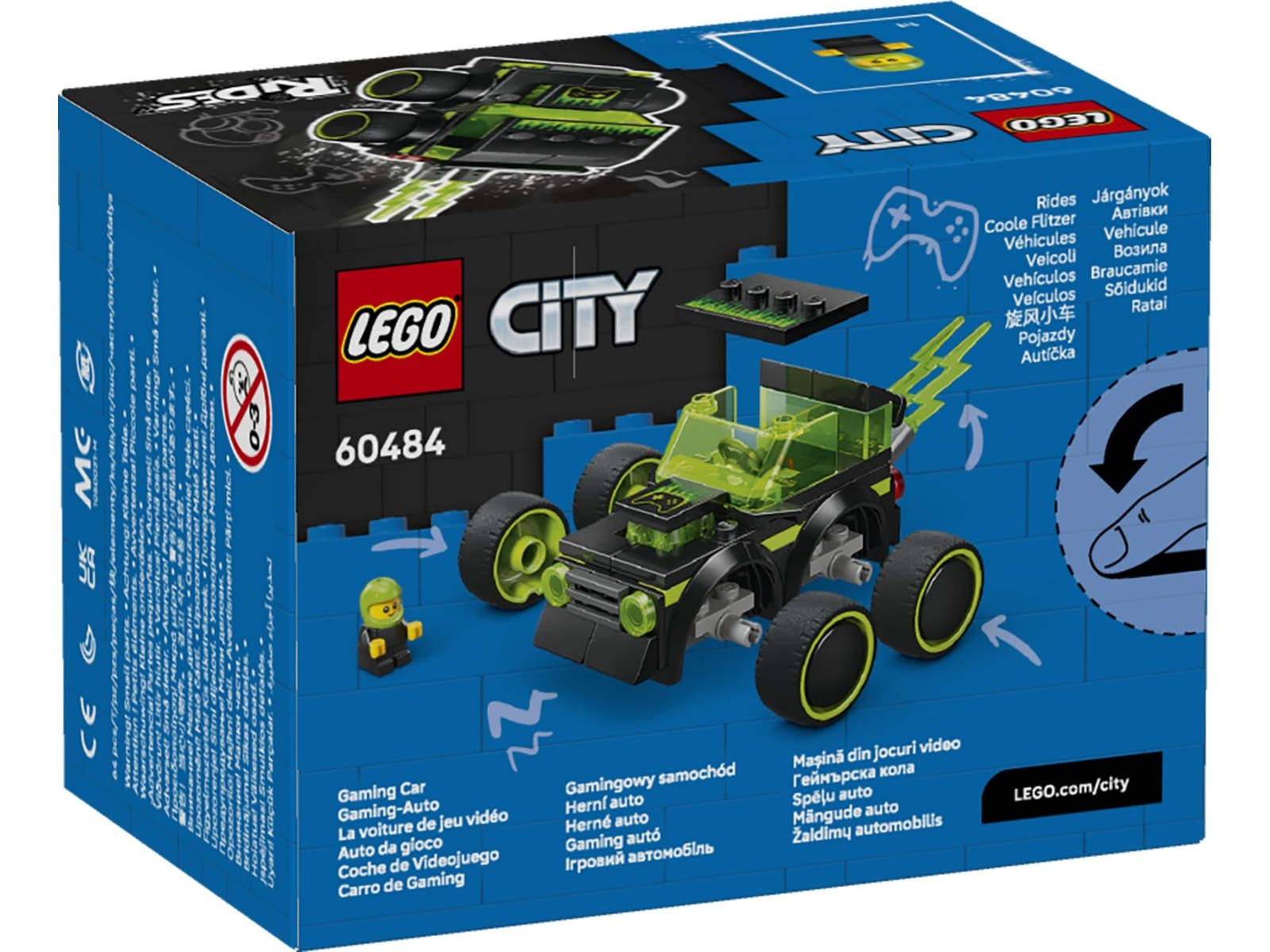 LEGO City fordon – gaming-racerbil 60484 LEGO