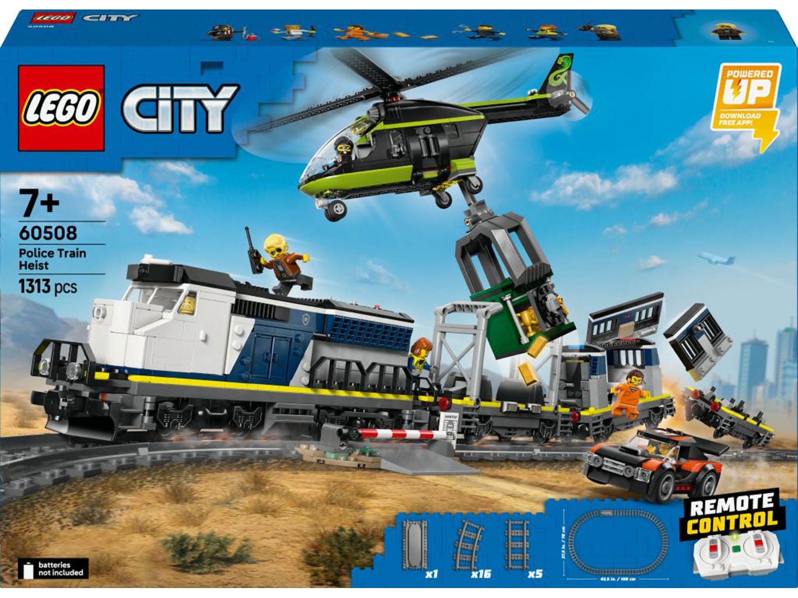 LEGO City polis - tågrån 60508 LEGO