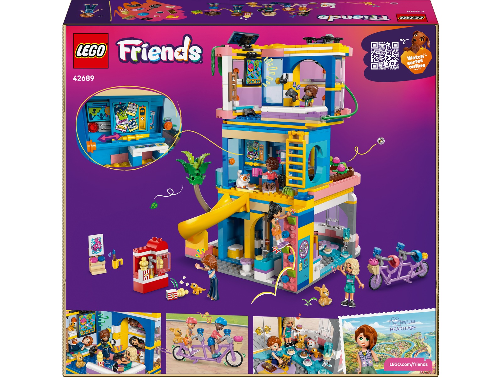 LEGO Friends vännernas klubbhus i Heartlake City 42689 LEGO