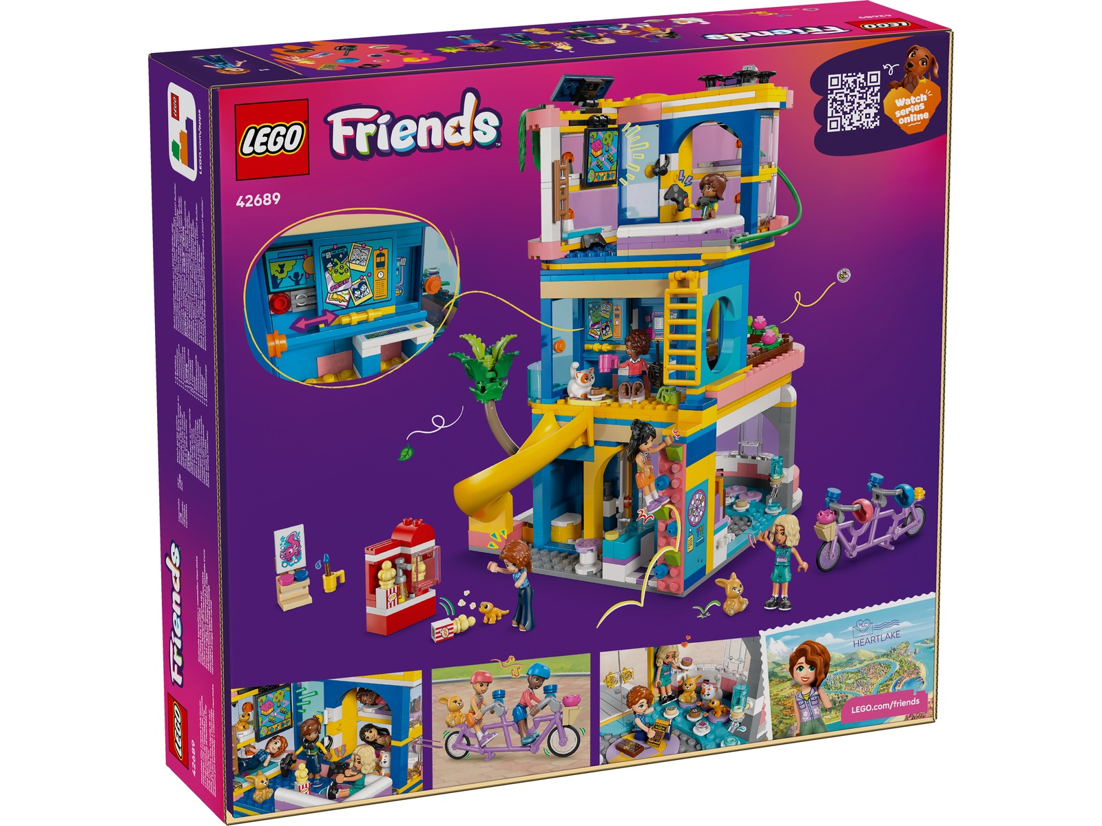 LEGO Friends vännernas klubbhus i Heartlake City 42689 LEGO