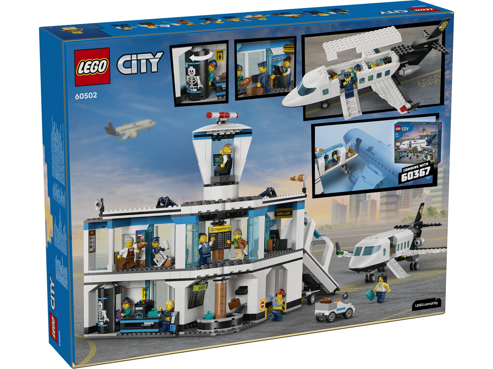 LEGO My City lyplats och flygplan 60502 LEGO