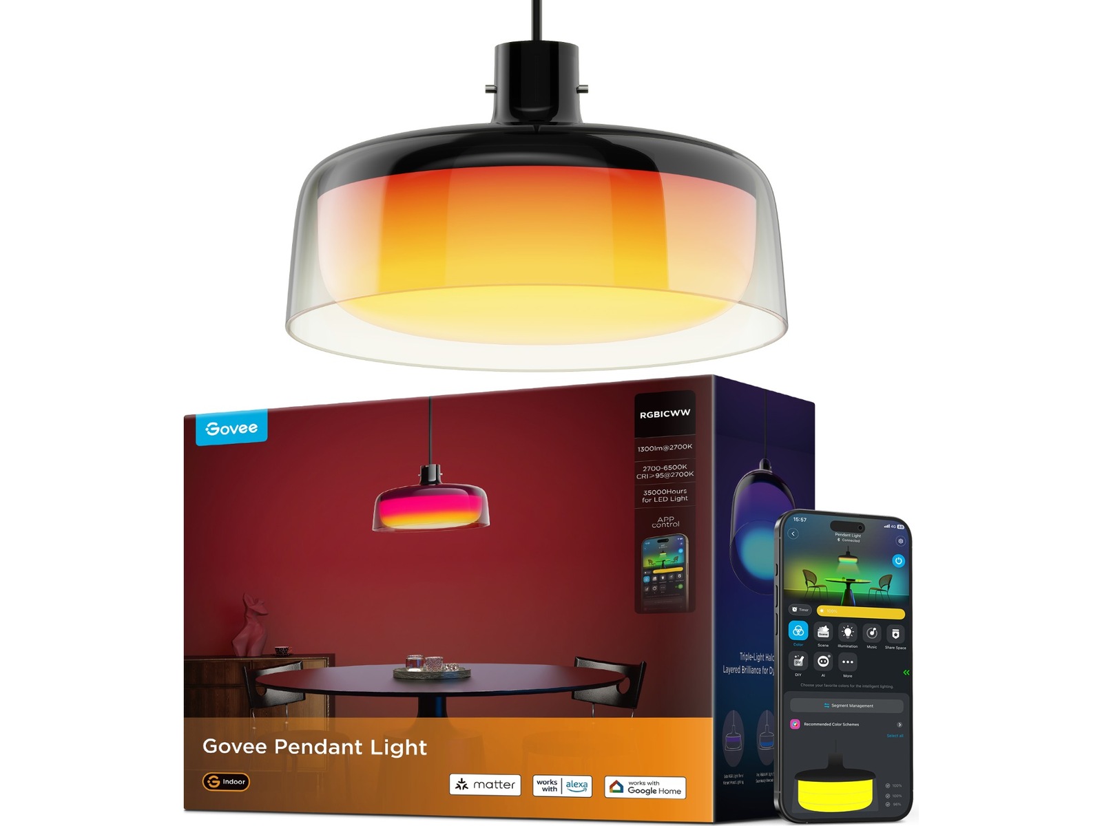 Govee Pendant Light smart taklampa Taklampa