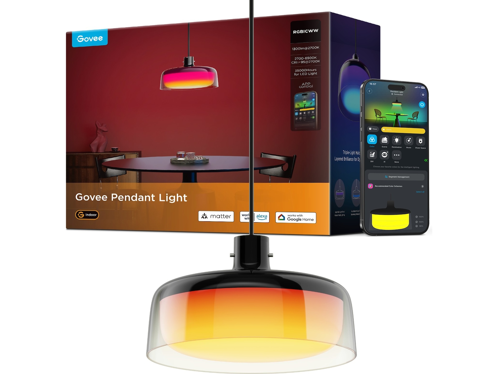 Govee Pendant Light smart taklampa Taklampa