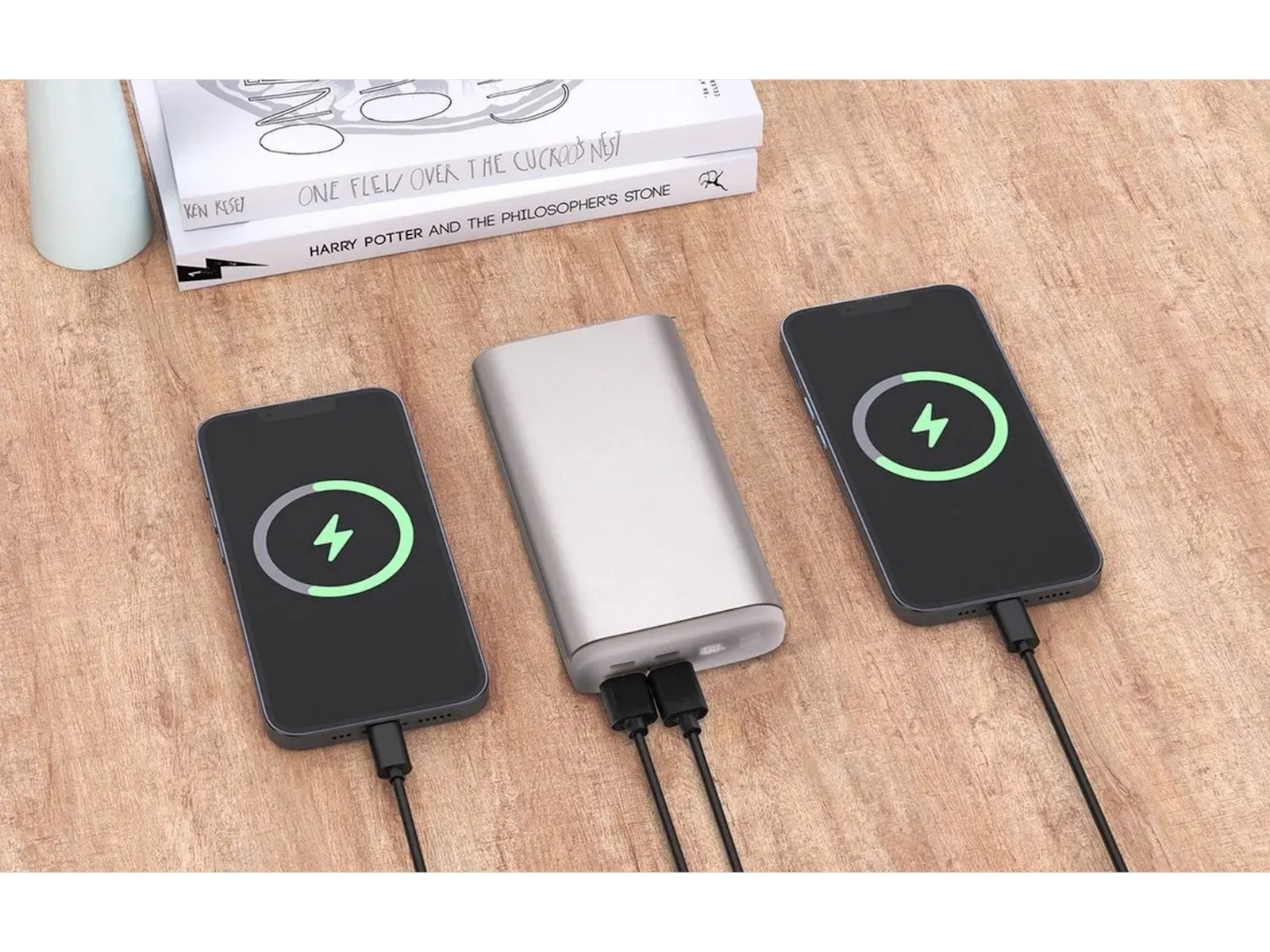 Andersson powerbank 20.000 PD/QC 3.0 V2 (desert titanium) 2-pack Powerbank