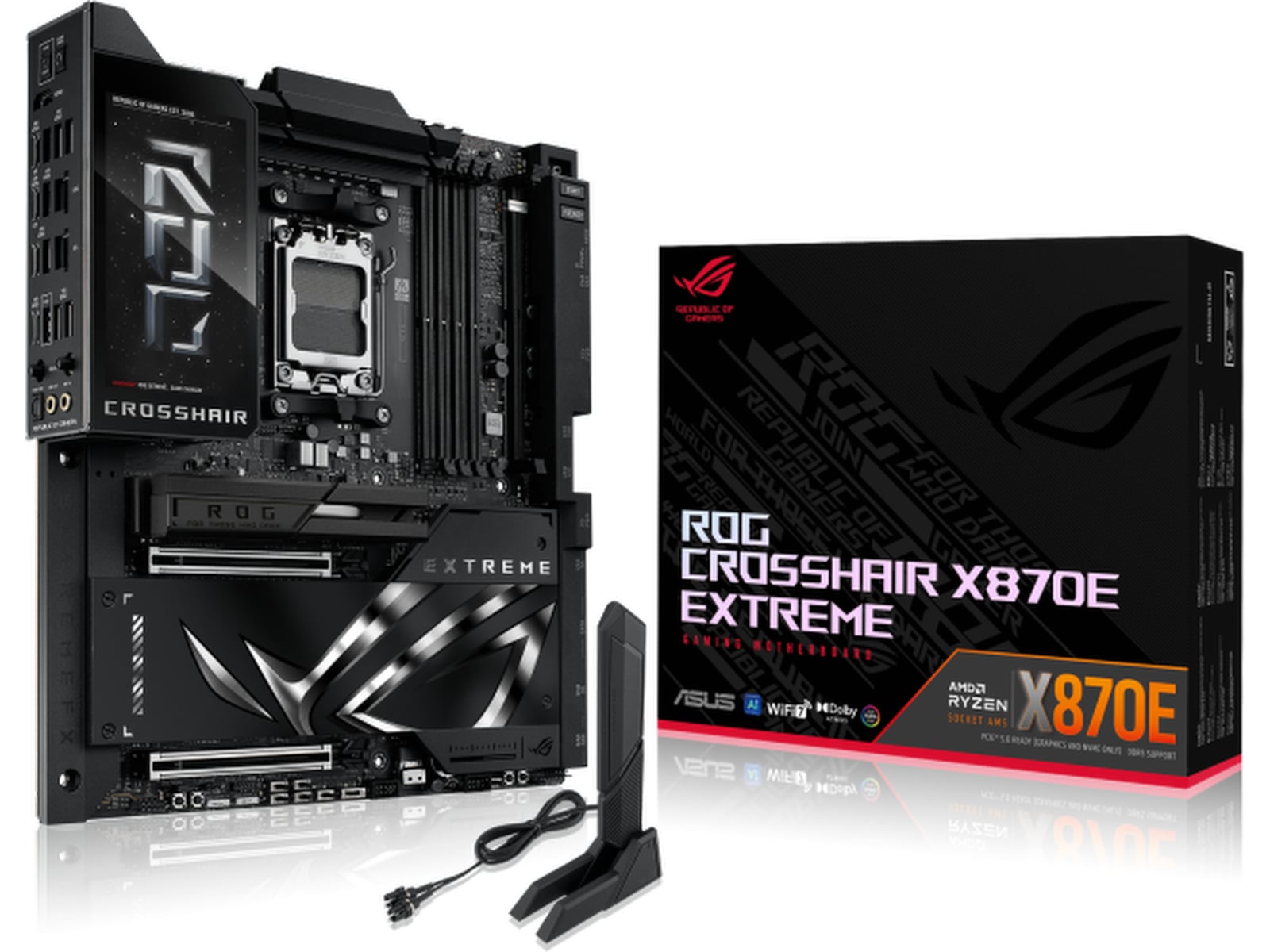 Asus ROG Crosshair X870E Extreme moderkort -B-Grade Demo moderkort
