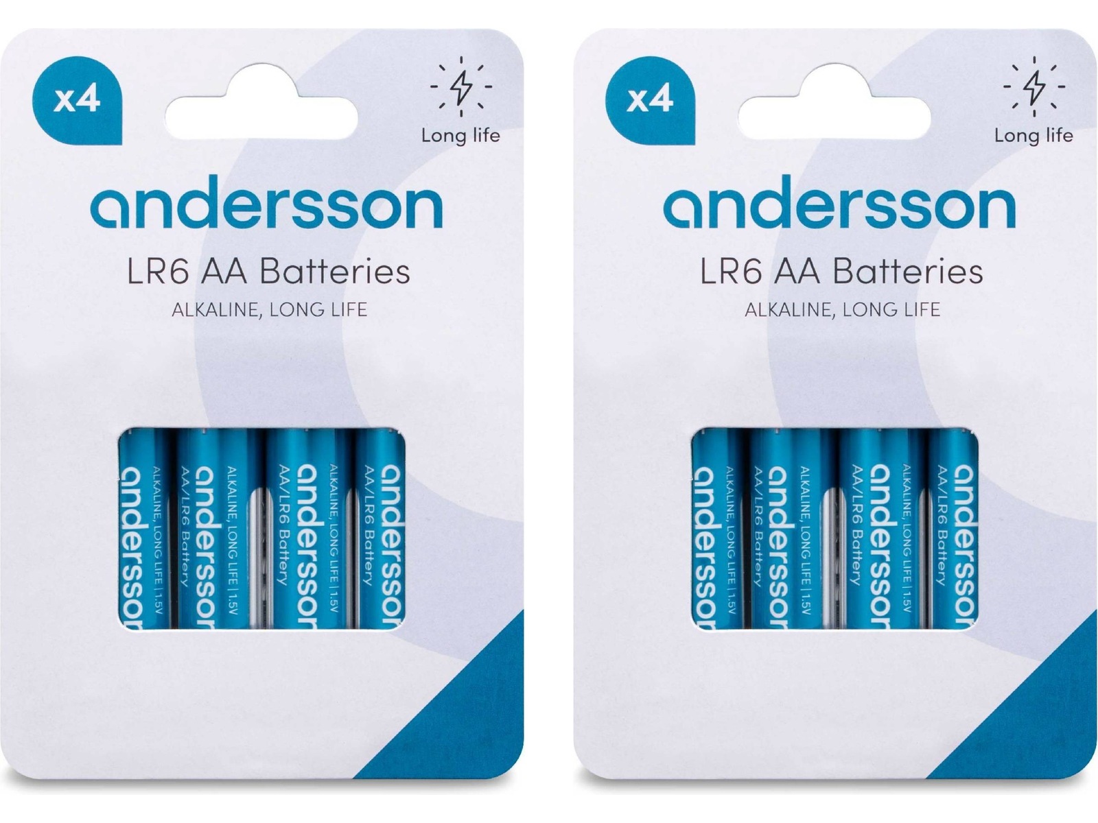 Andersson AAA-batterier, 2x4-pack Batterier för allmänt bruk