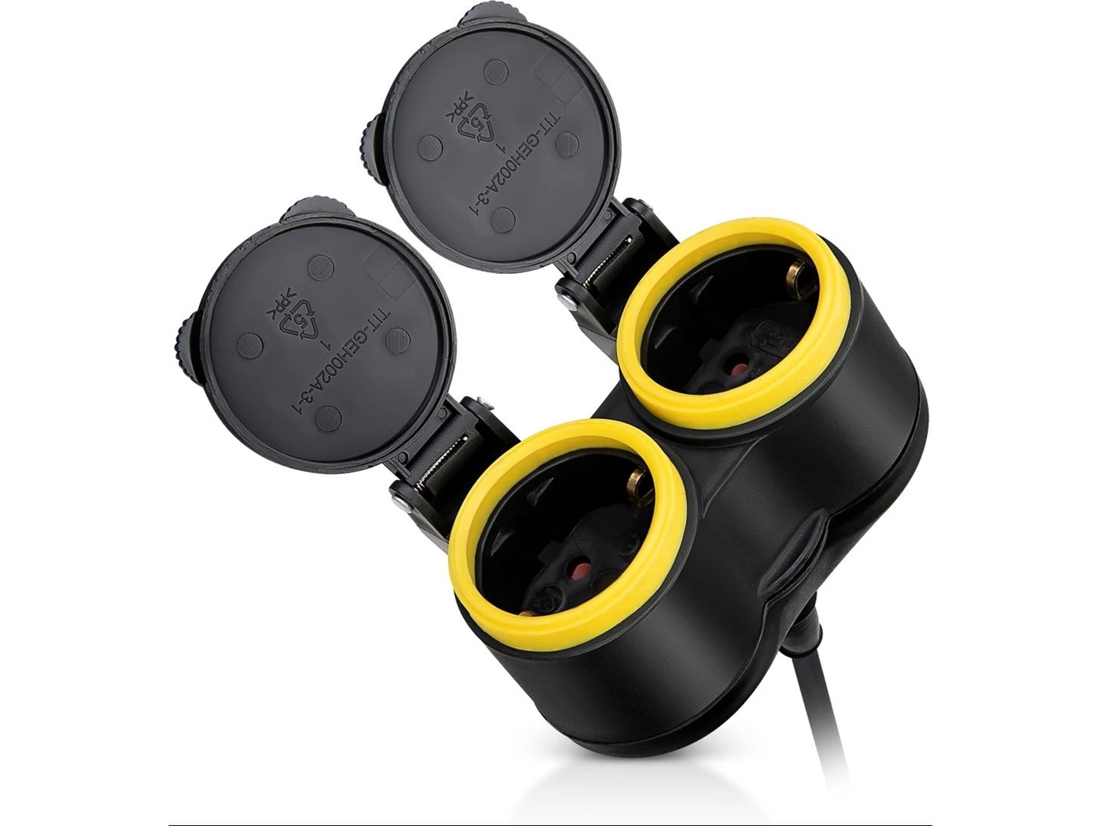 Andersson ECO 3.0 dubbel skarvsladd 5 m 2-pack Förlängningskabel & förgrening