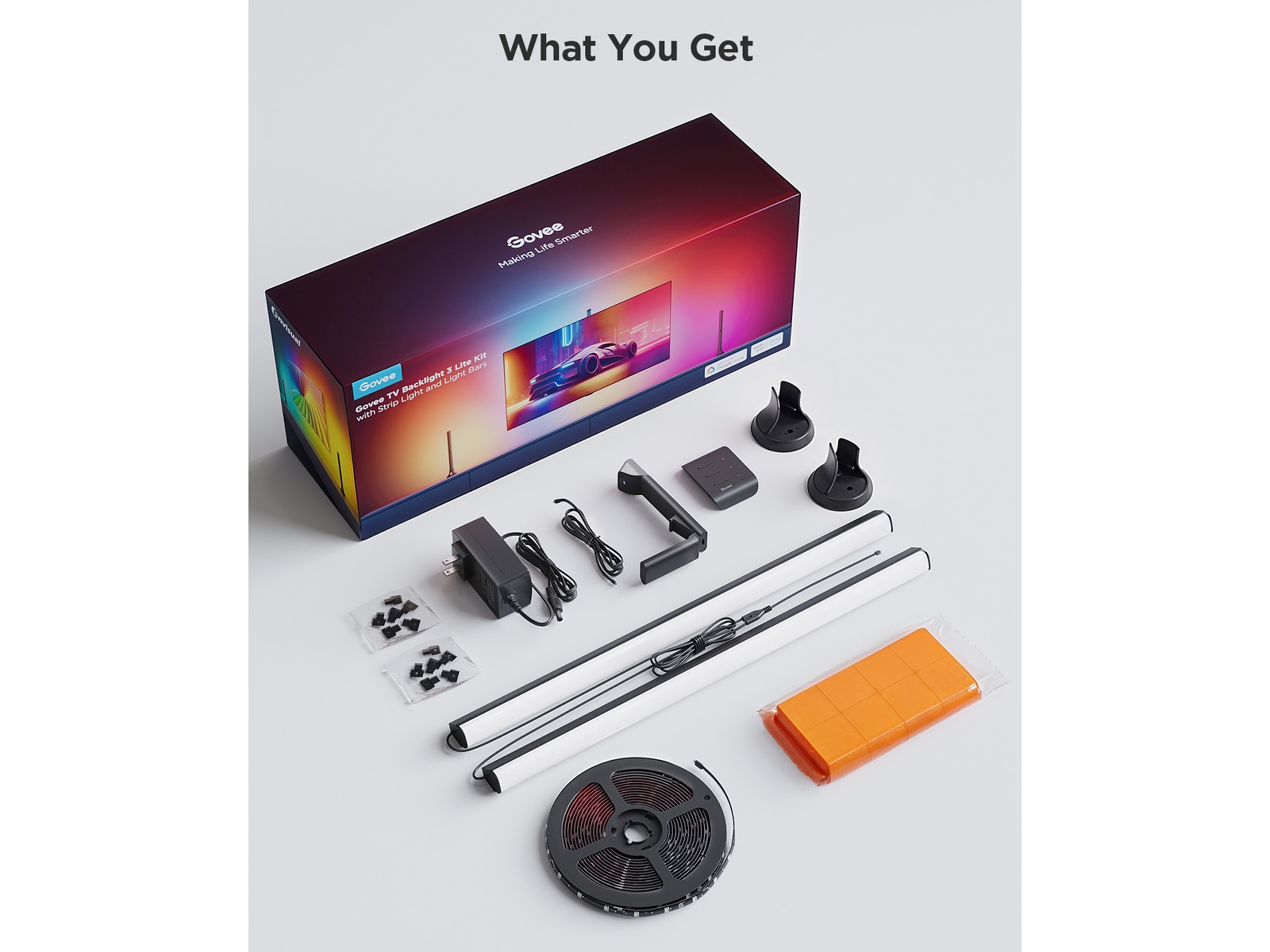 Govee TV Backlight 3 Lite Kit -B-Grade Demo hem & hushåll