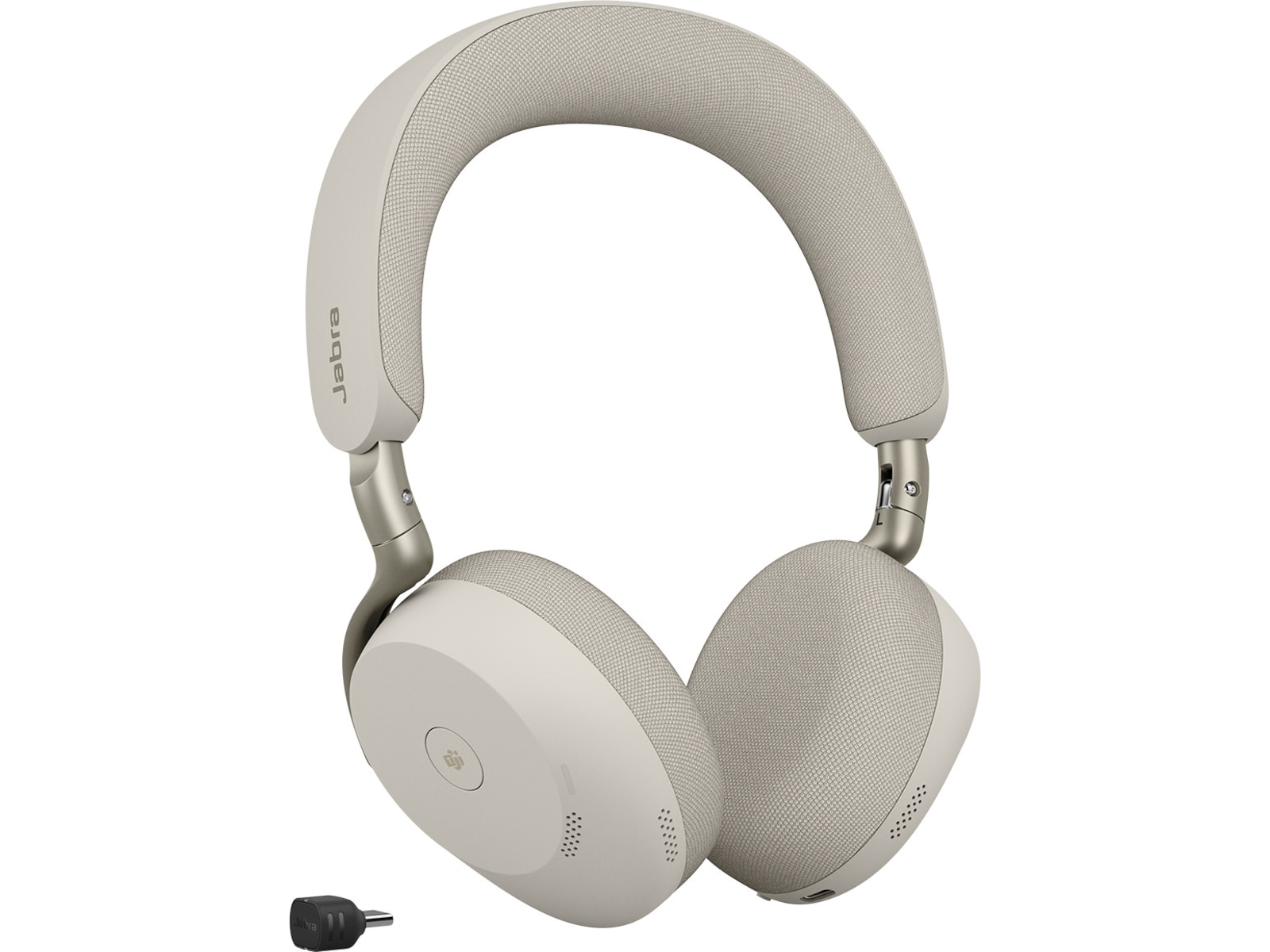 Jabra Evolve3 75 Link390c MS stereo (varm grå) Trådlöst headset