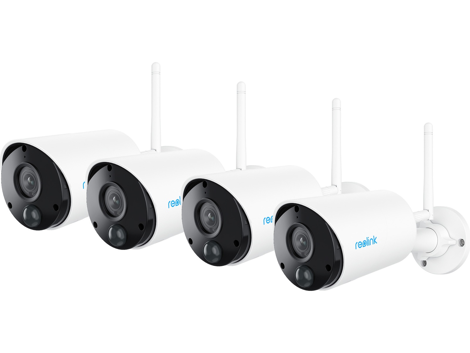 Reolink Argus Eco trådlöst utomhus övervakningskamera 4-pack Övervakningskamera