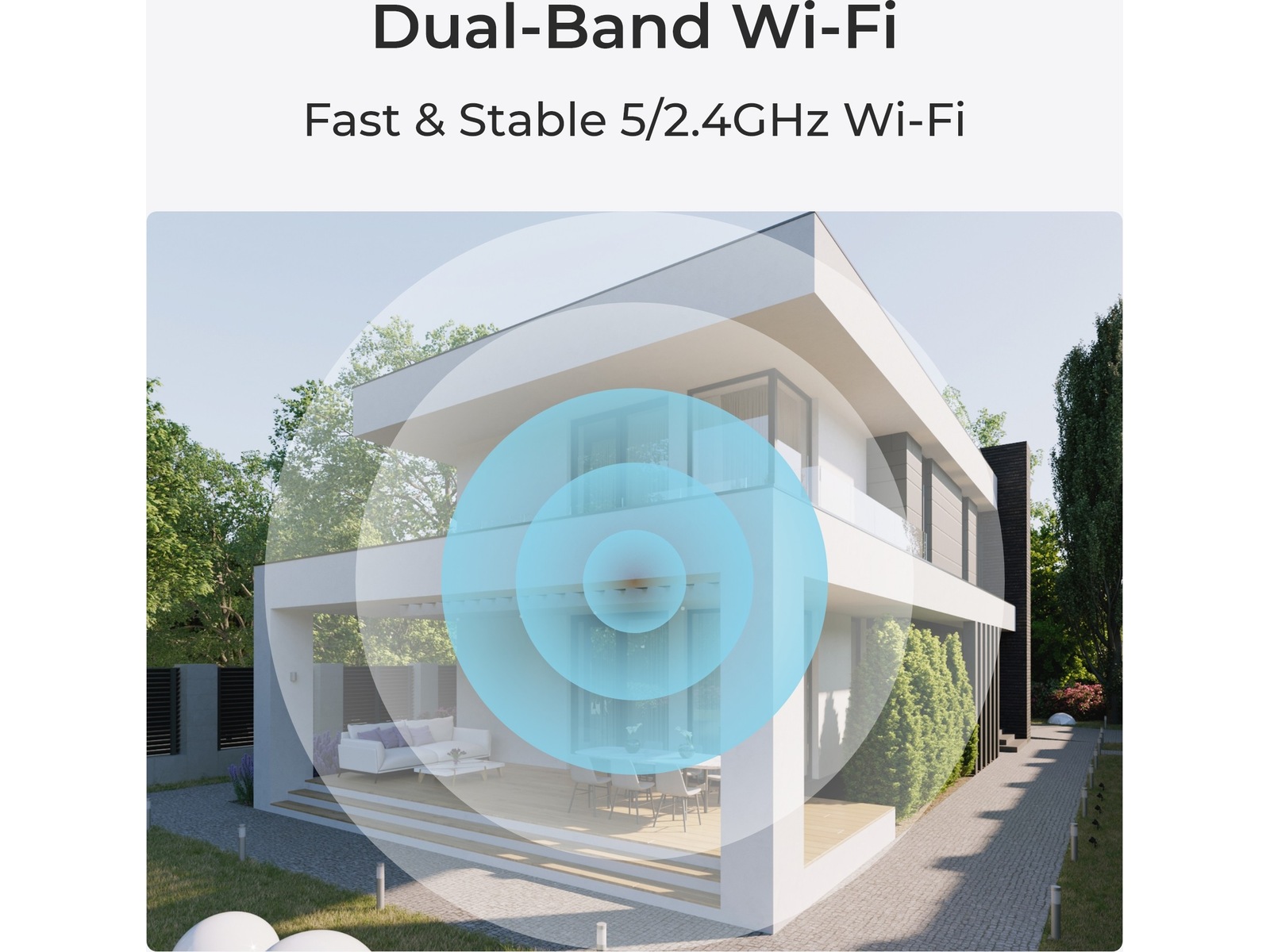 Reolink E1 Outdoor WiFi utomhus övervakningskamera 4-pack Övervakningskamera