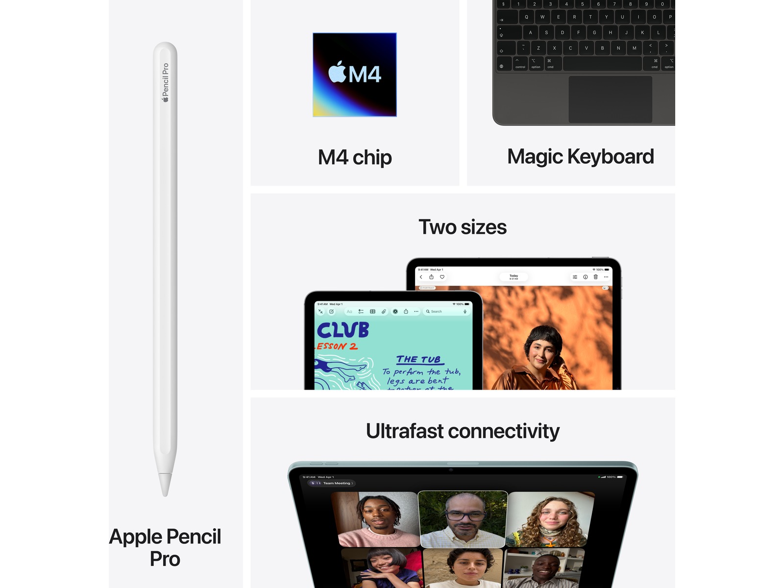 iPad Air 13" (2026) 1TB 5G (blå) Surfplattor