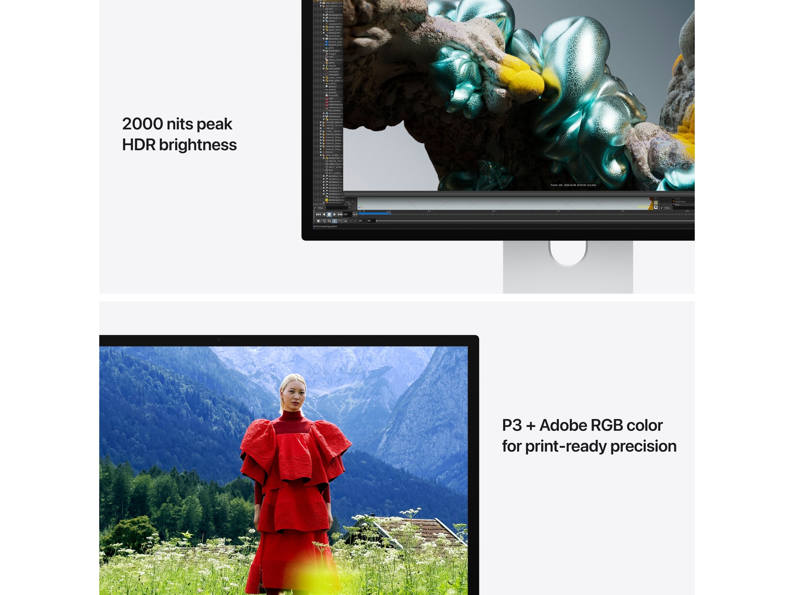 Apple Studio Display XDR (2026) Standard Glass - VESA-fäste (utan stativ) Bildskärmar