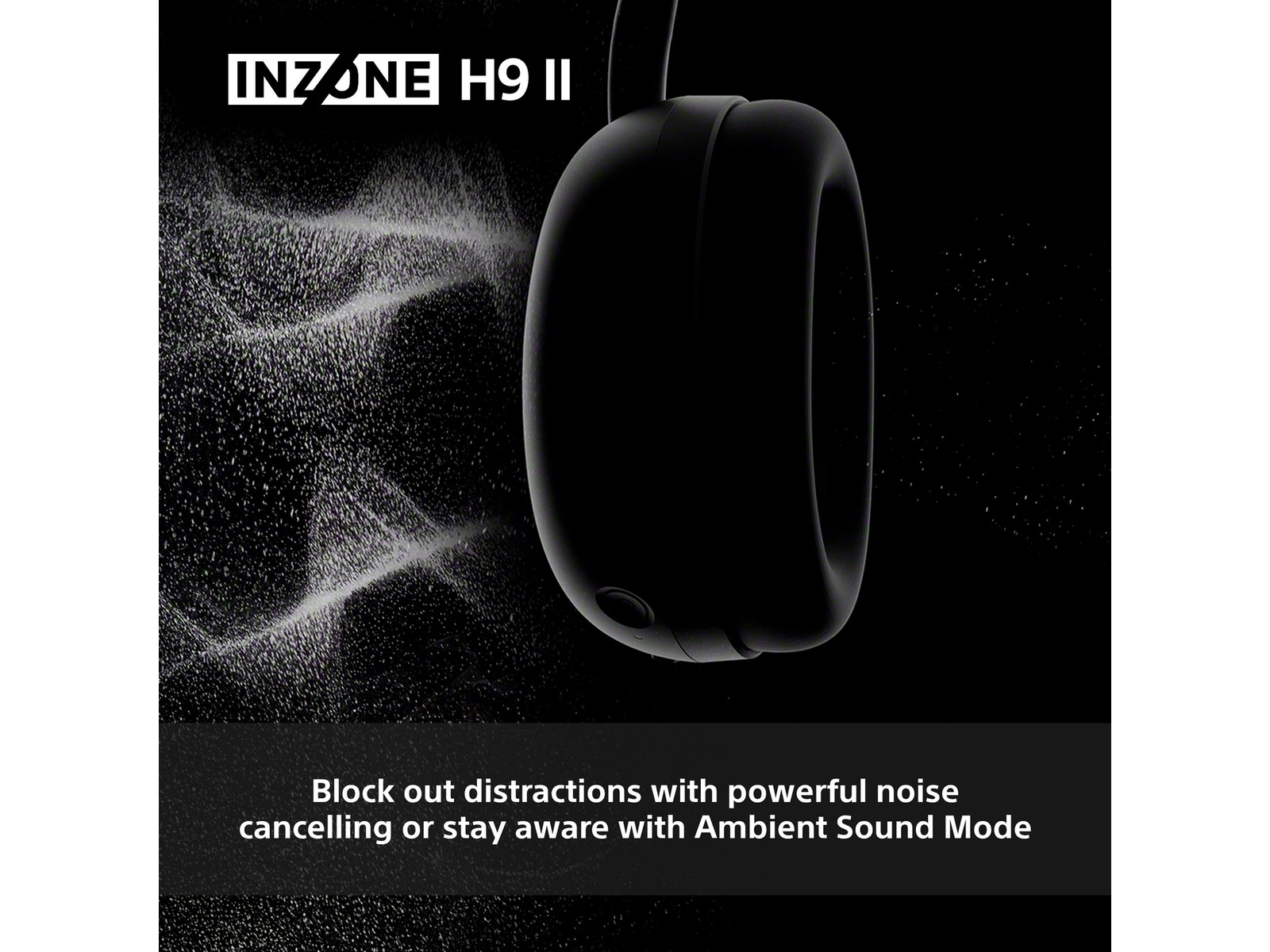 Sony INZONE H9 II Trådlöst Brusreducerande Headset (svart) -B-Grade Demo headset