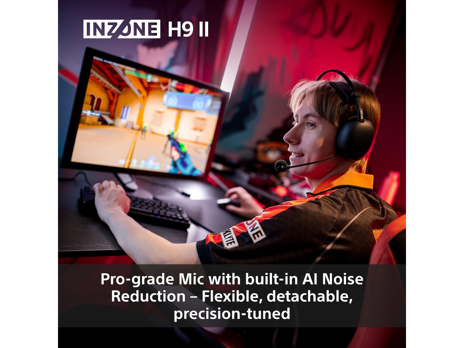 Sony INZONE H9 II Trådlöst Brusreducerande Headset (svart) -B-Grade Demo headset