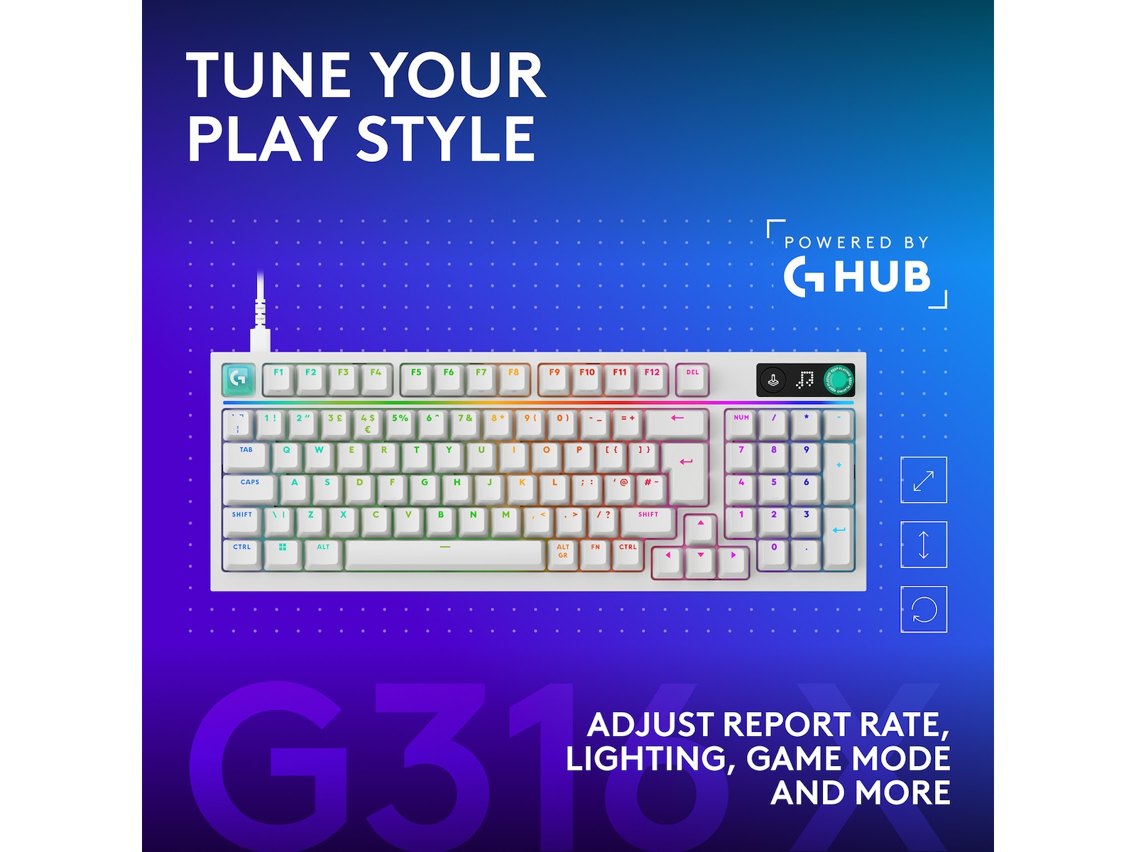 Logitech G316 X 98 speltangentbord Gamingtangentbord