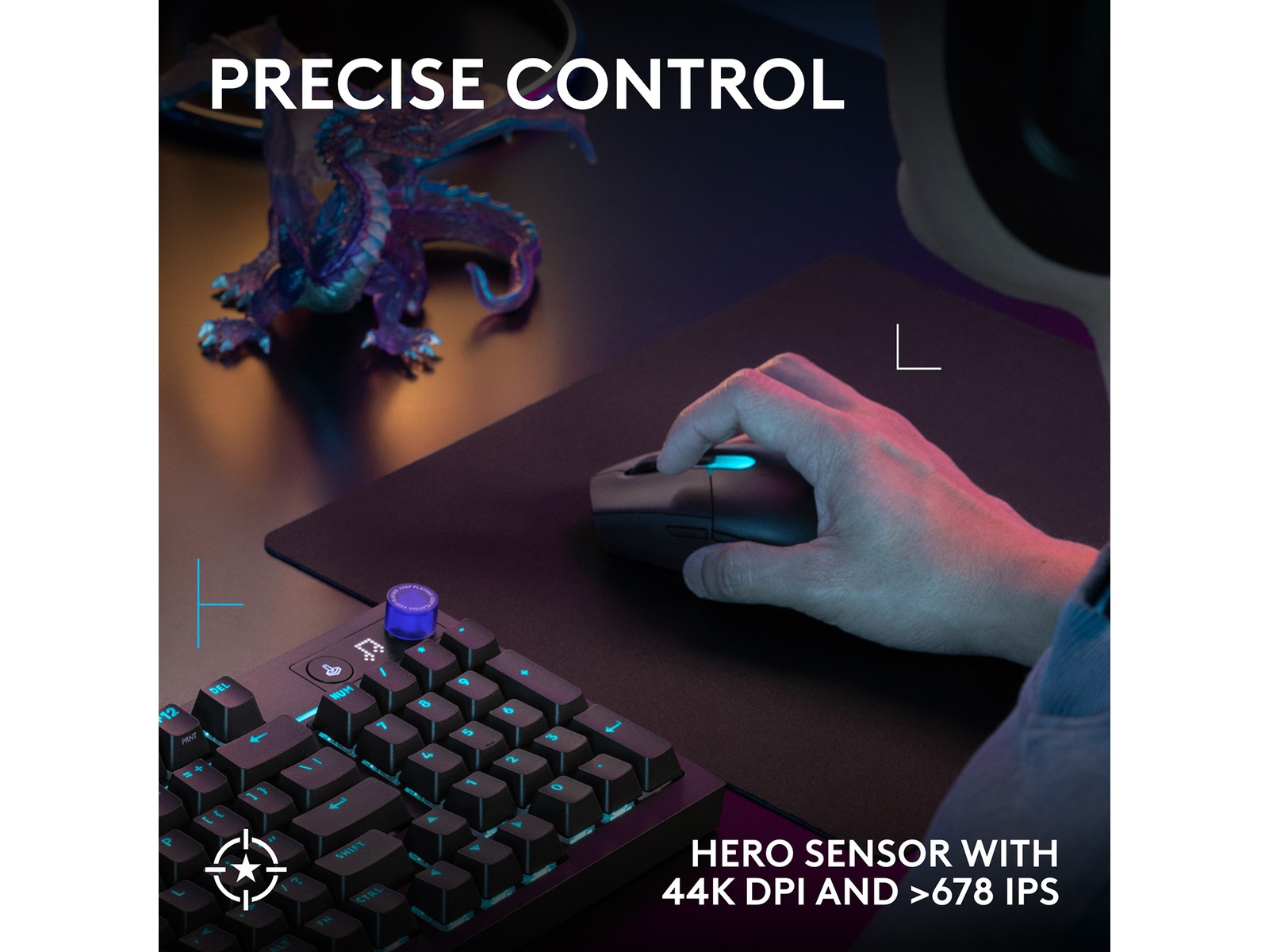 Logitech G305 X SUPERLIGHT Trådlös Spelmus (svart) Gamingmus