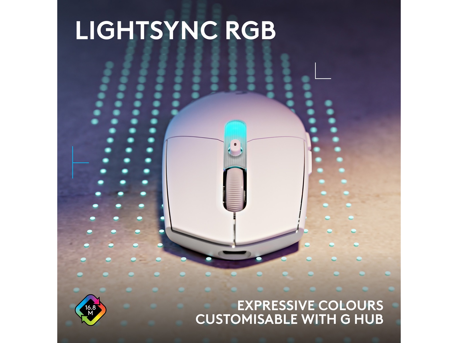 Logitech G305 X SUPERLIGHT Trådlös Spelmus (vit) Gamingmus