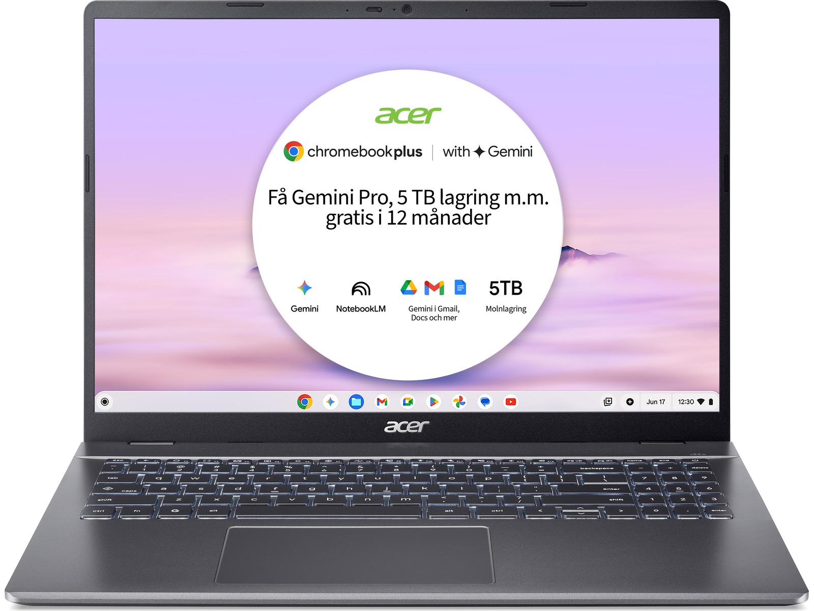 Acer Chromebook Plus 516 16" WUXGA -B-Grade Demo bärbara datorer