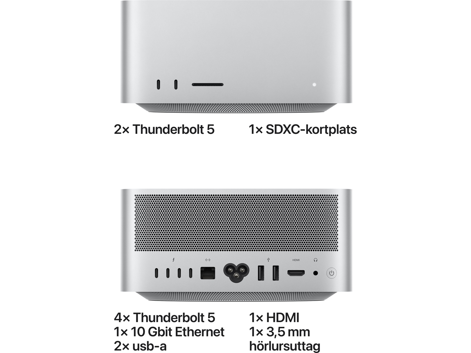 Mac Studio M5 Ultra (2026) 1TB Stationär dator