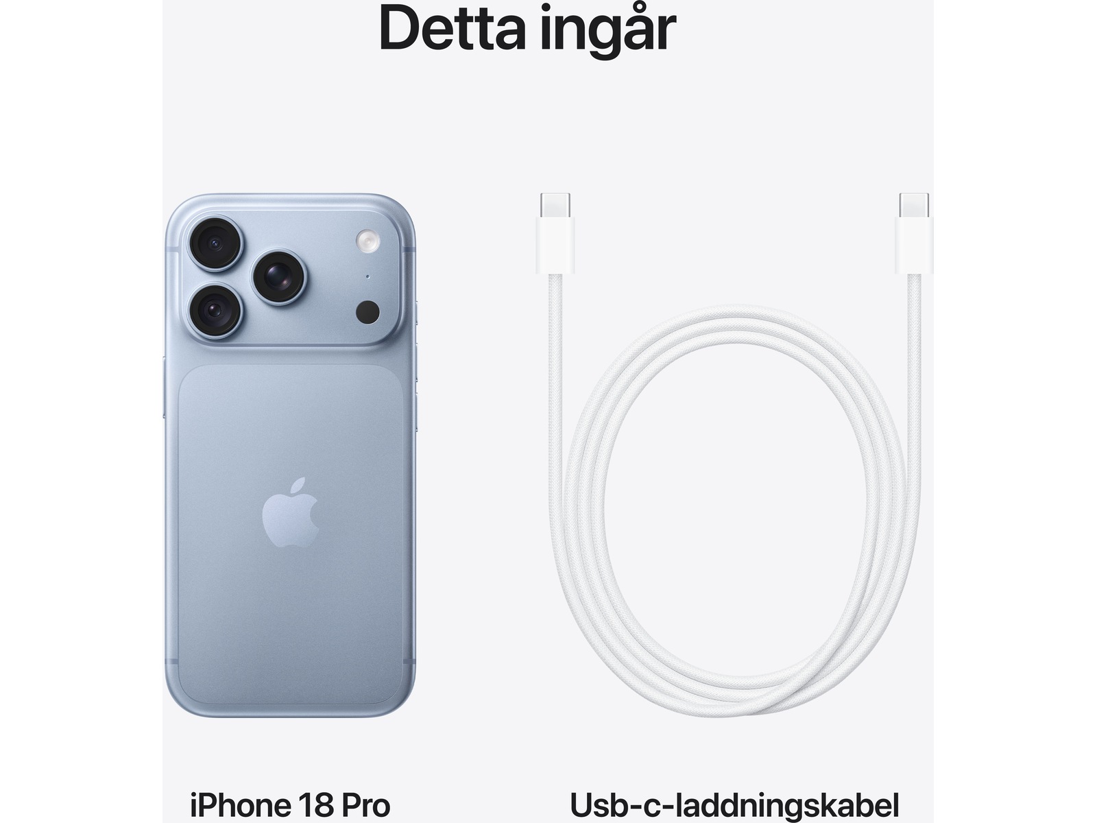 iPhone 18 Pro 2TB (glacier) Mobiltelefoner