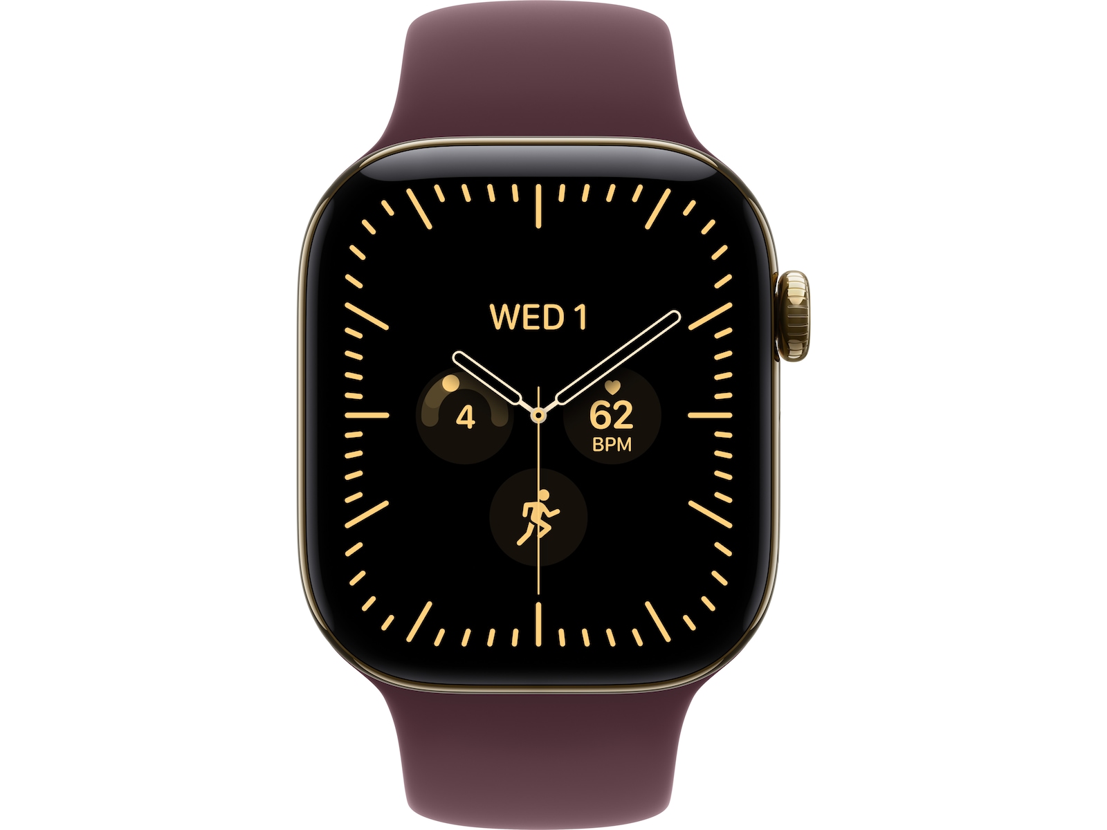 Apple Watch Series 12 GPS + LTE 42mm Titan (radiant gold) Smartwatches