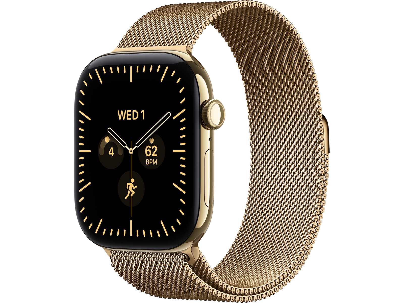 Apple Watch Series 12 GPS + LTE 46mm Titan (radiant gold) Smartwatches