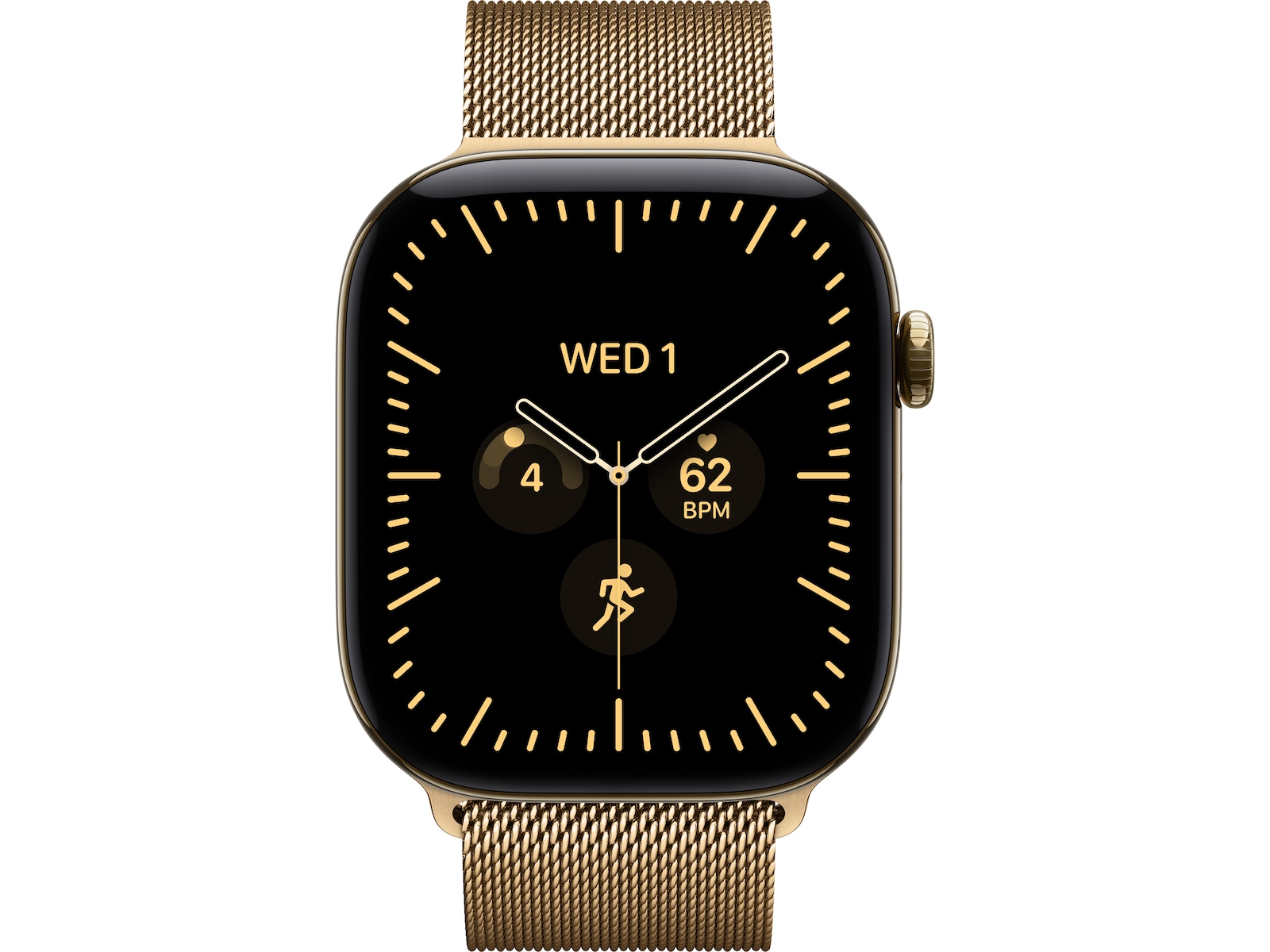 Apple Watch Series 12 GPS + LTE 46mm Titan (radiant gold) Smartwatches