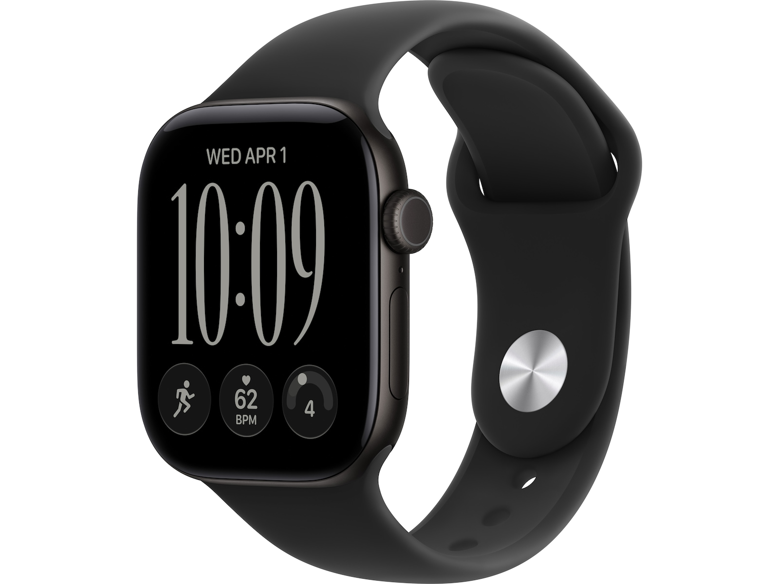 Apple Watch Series 12 GPS 42mm Aluminium (svart) Smartwatches