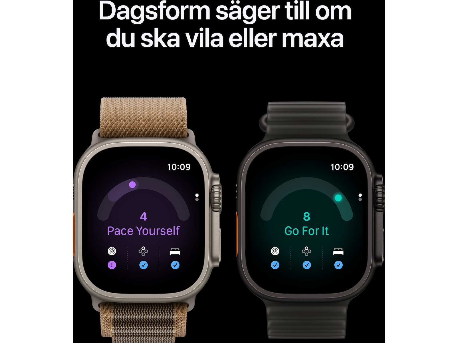 Apple Watch Ultra 4 GPS + LTE 49mm Titanium (svart) Smartwatches