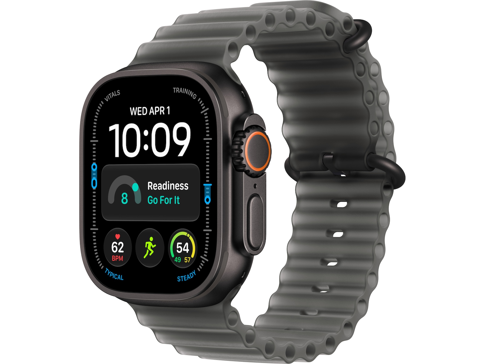 Apple Watch Ultra 4 GPS + LTE 49mm titan (svart) Smartwatches