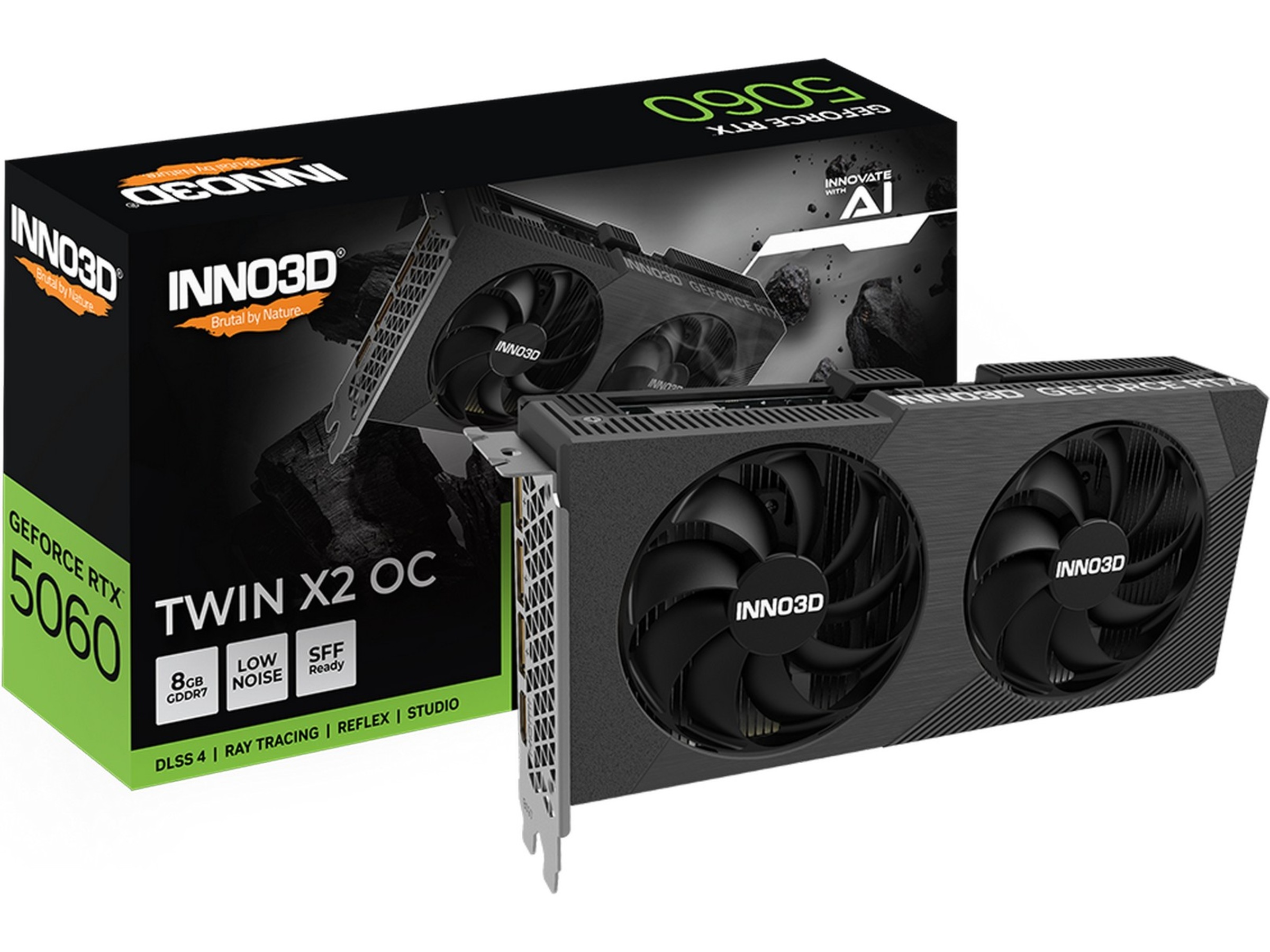 INNO3D GeForce RTX 5060 Twin X2 OC V2 Grafikkort