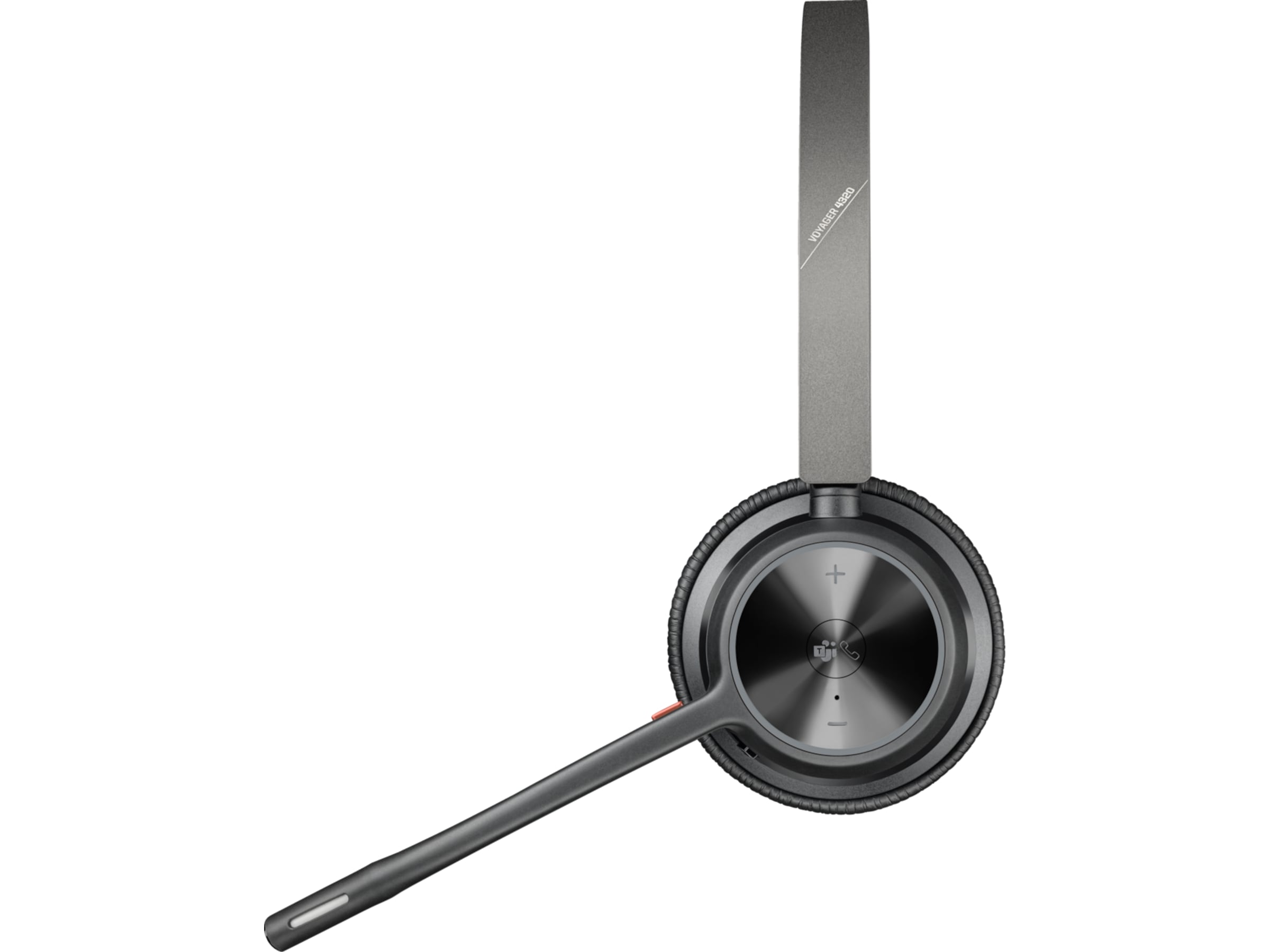 Poly Voyager 4320-M MS USB-C Headset med laddningsställ Trådlöst headset