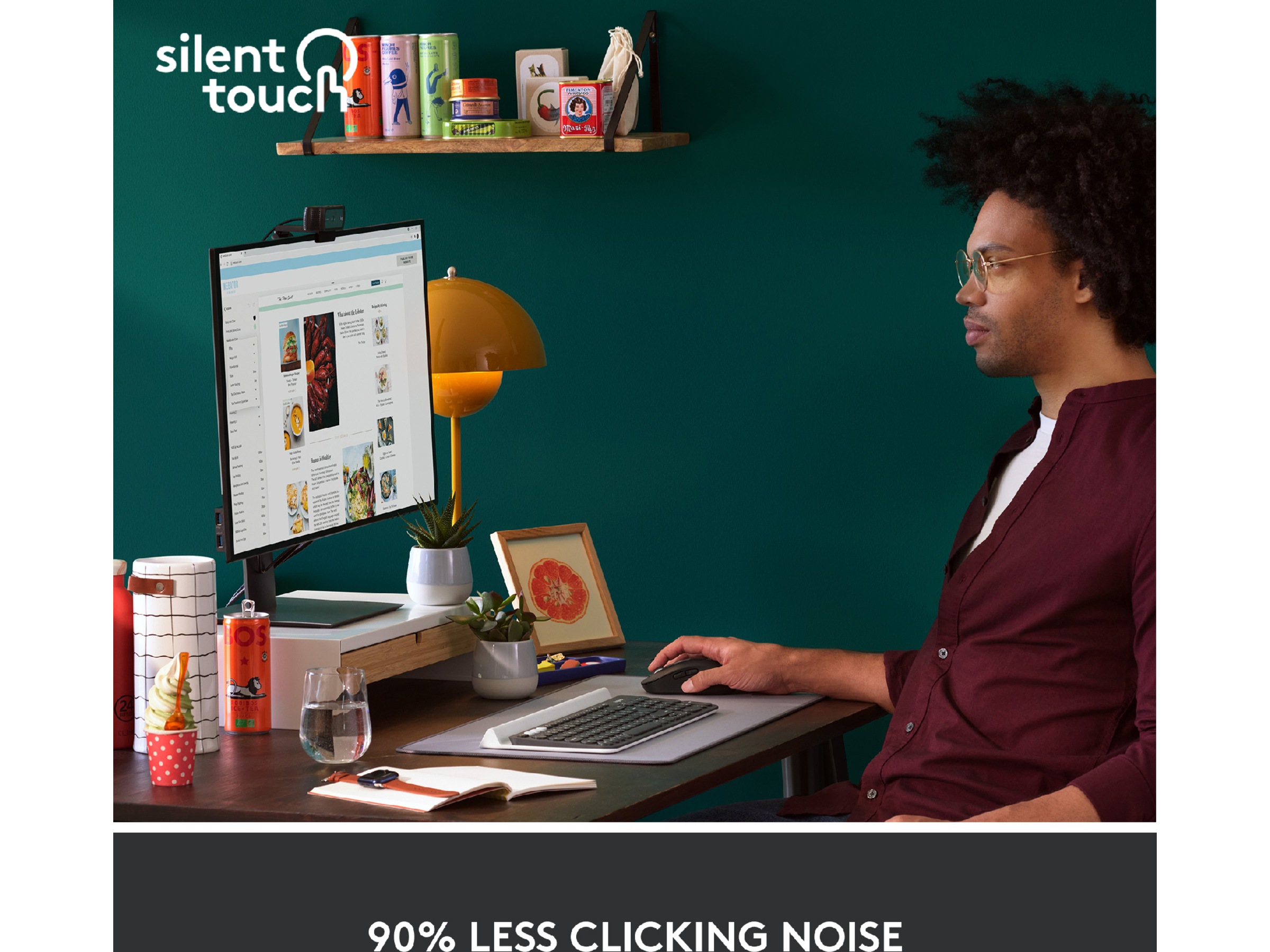 Logitech Signature M650 Large  trådlös mus grafitgrå Mus