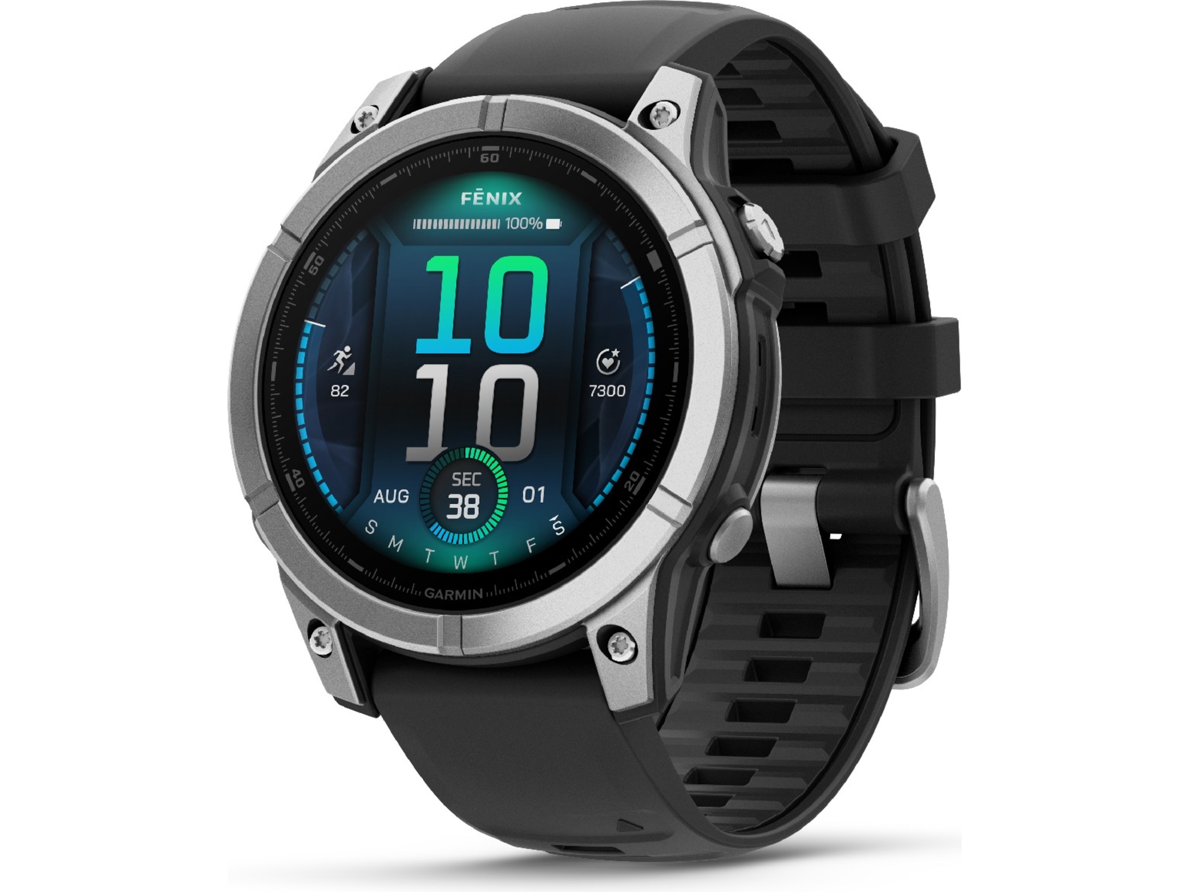 Garmin fenix E 47mm GPS (rostfritt stål/grafit) Smartwatches