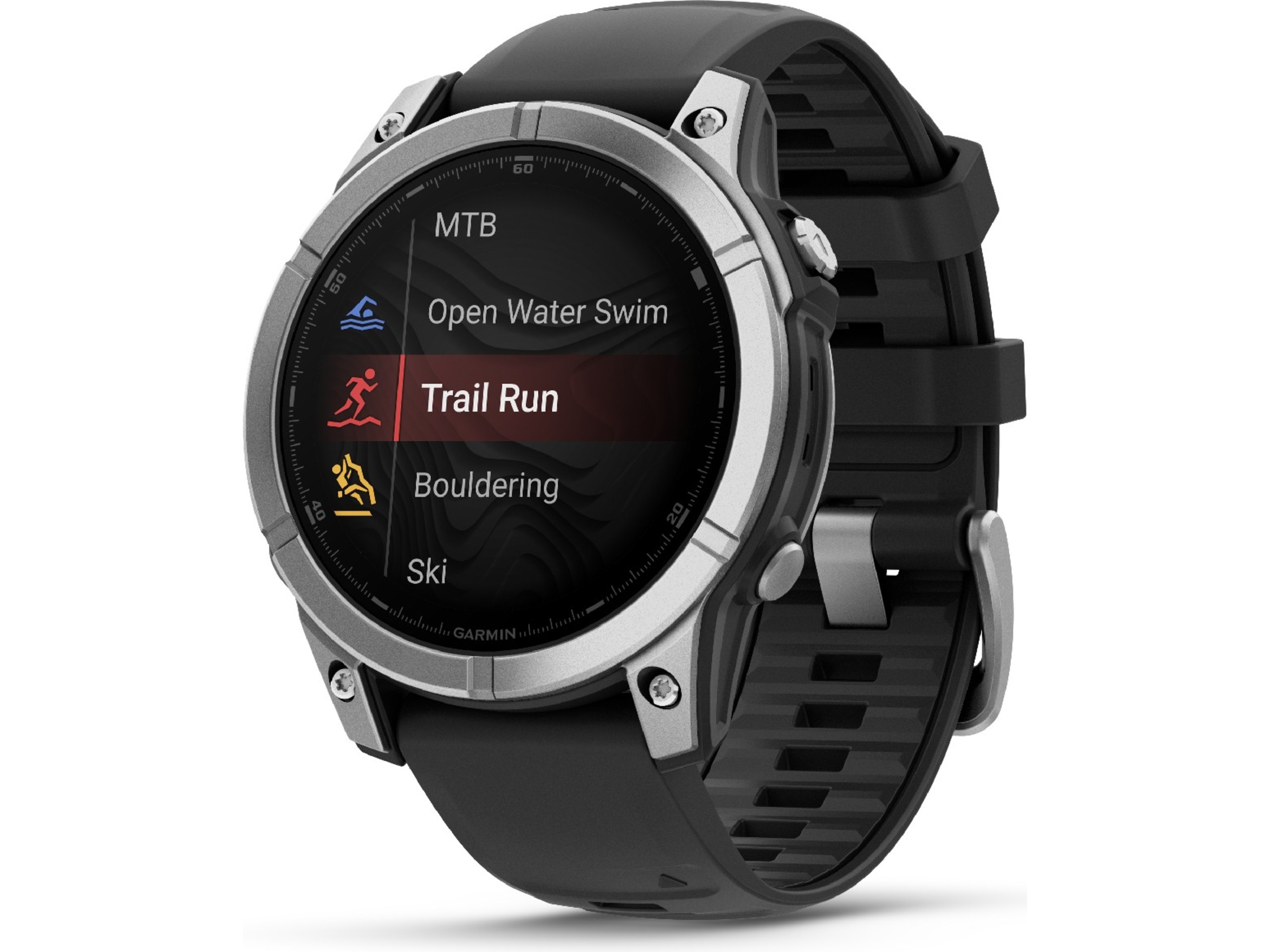 Garmin fenix E 47mm GPS (rostfritt stål/grafit) Smartwatches