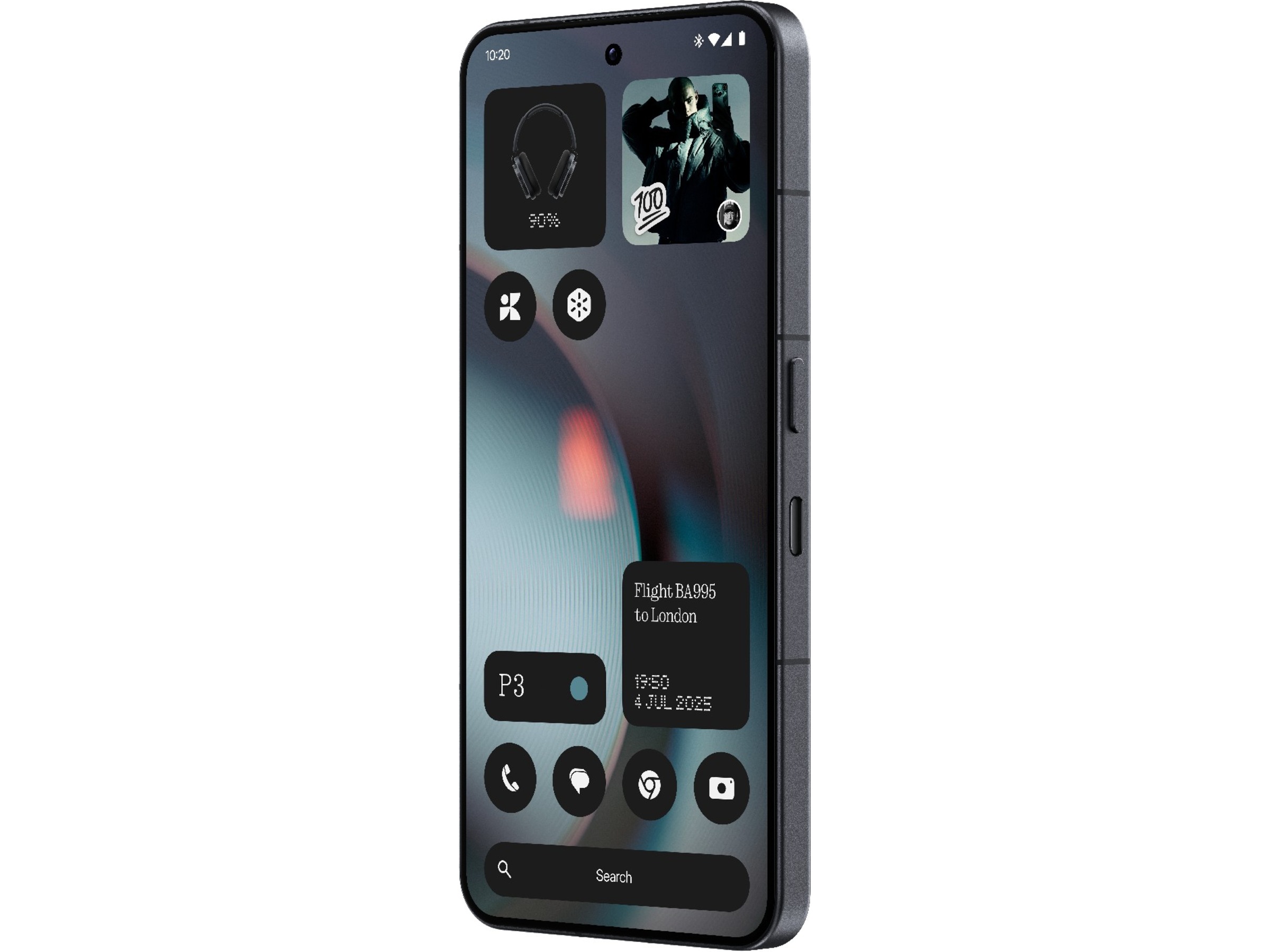 Nothing Phone (3) 256GB (svart) Mobiltelefoner