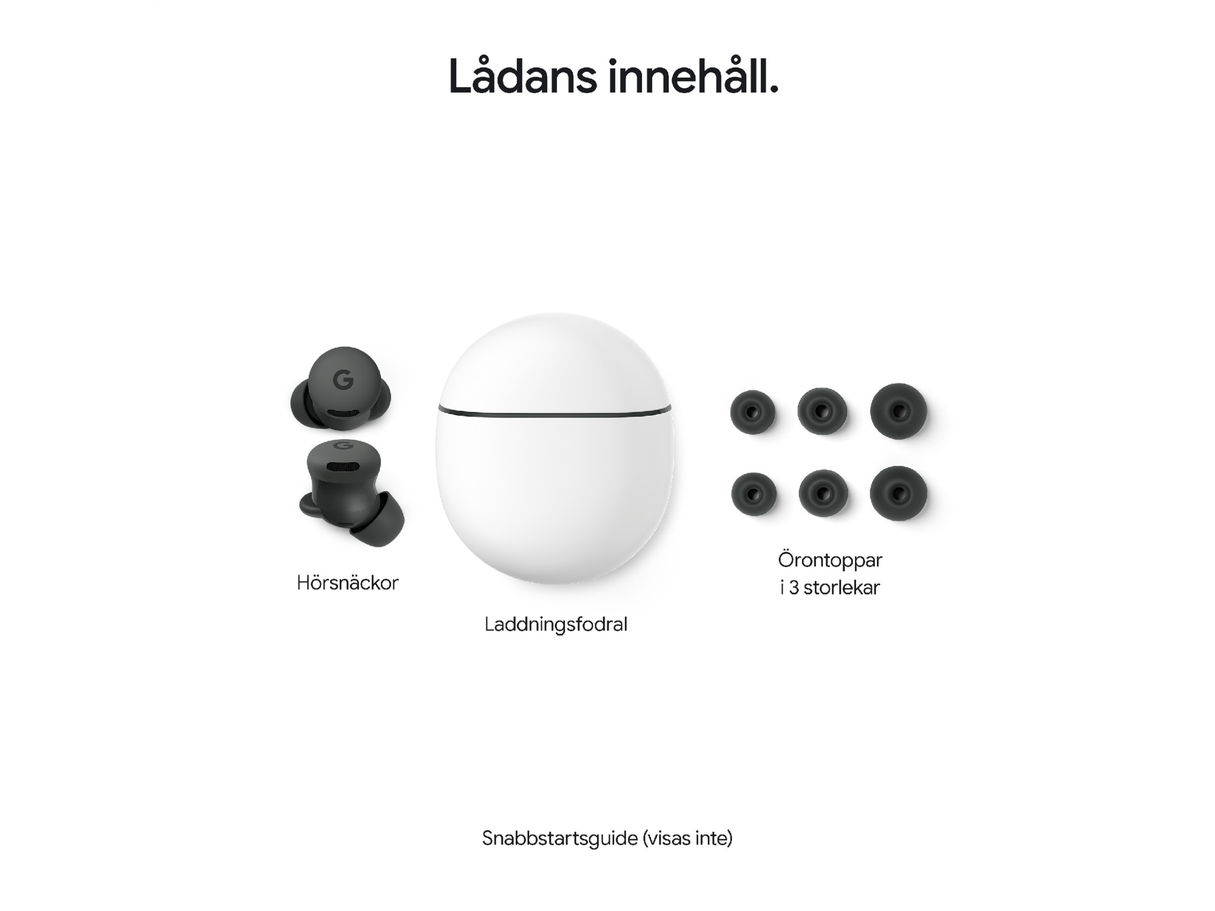 Google Pixel Buds 2a trådlösa hörlurar, In-ear (hazel) In-ear hörlurar